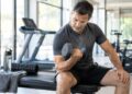 Hombre, deporte, ejercicio, gimnasio
