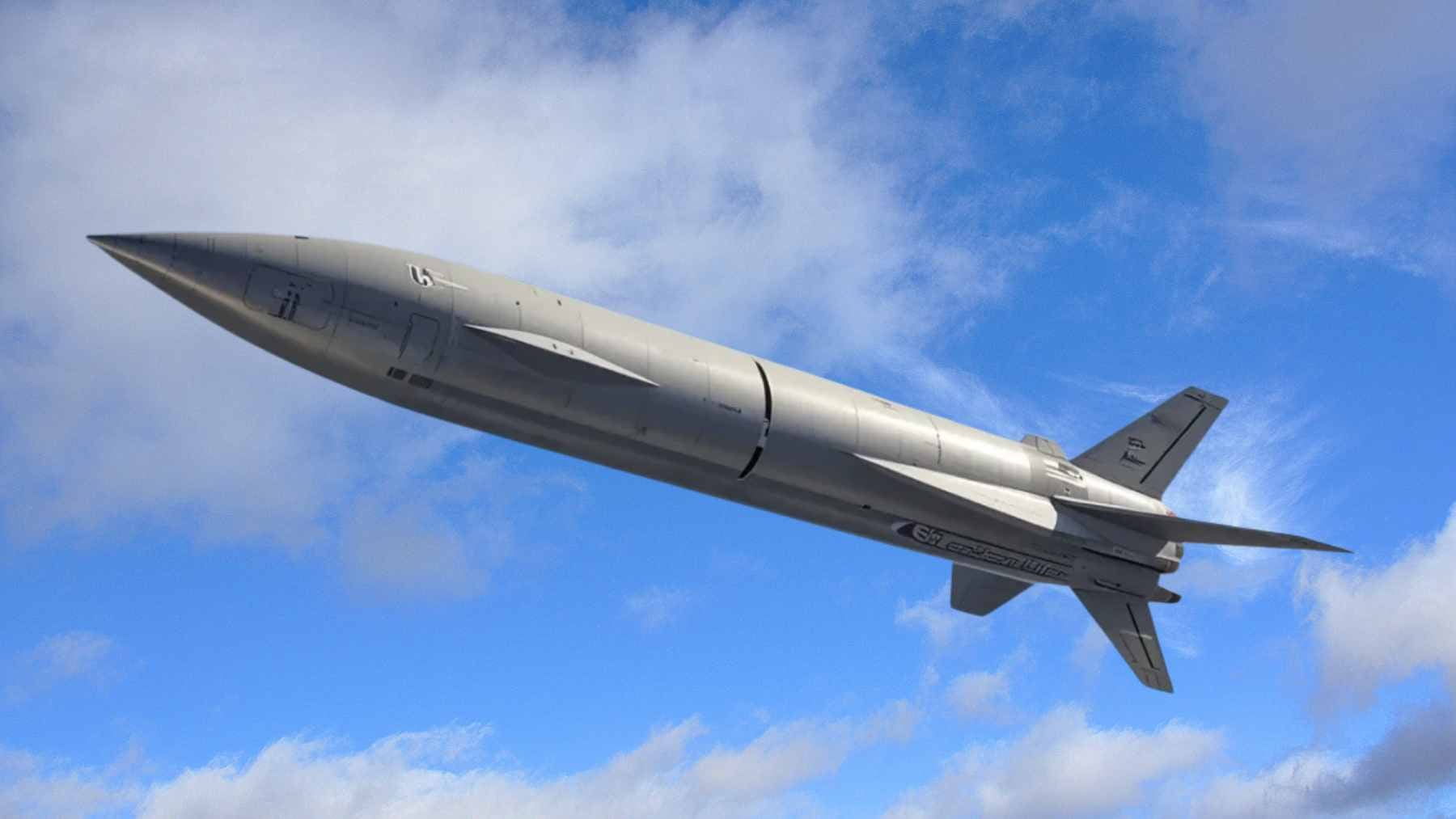 The Hypersonica prototype missile launching from Andøya Space in Norway, accelerating toward Mach 6 speeds.