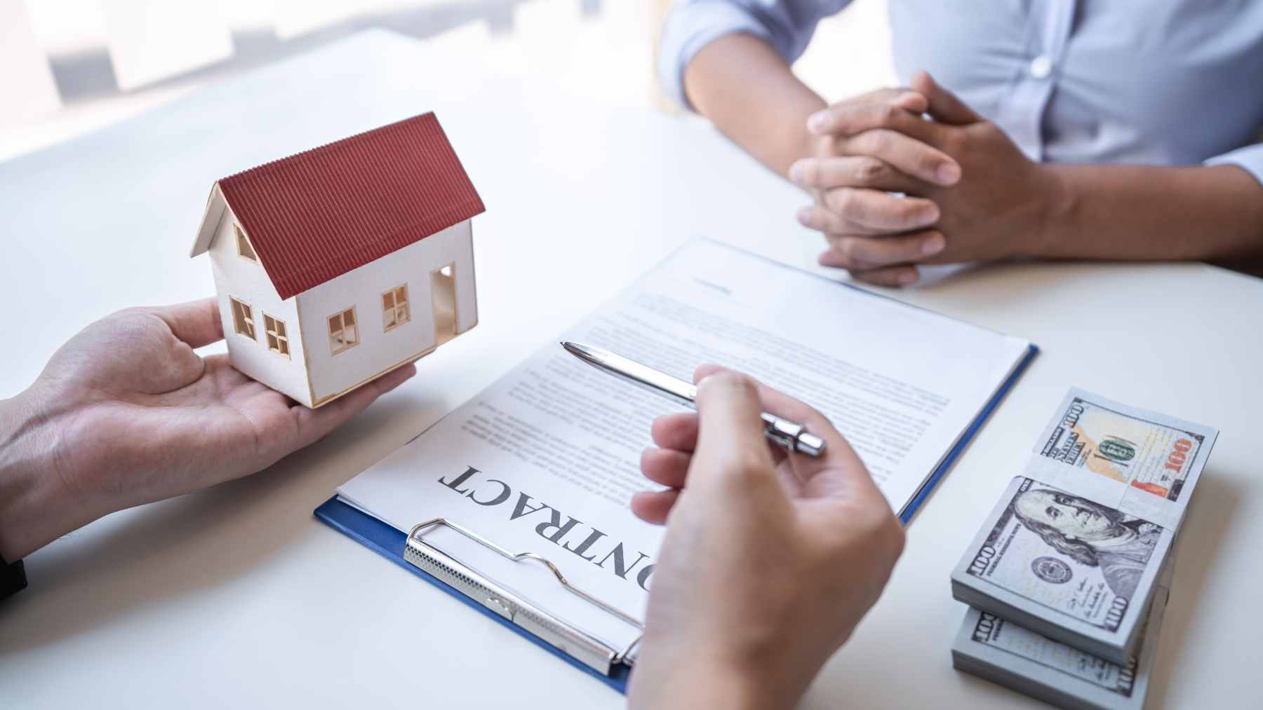 A newly assembled modular home on a permanent foundation in a Wichita neighborhood, representing the city's push for affordable housing.