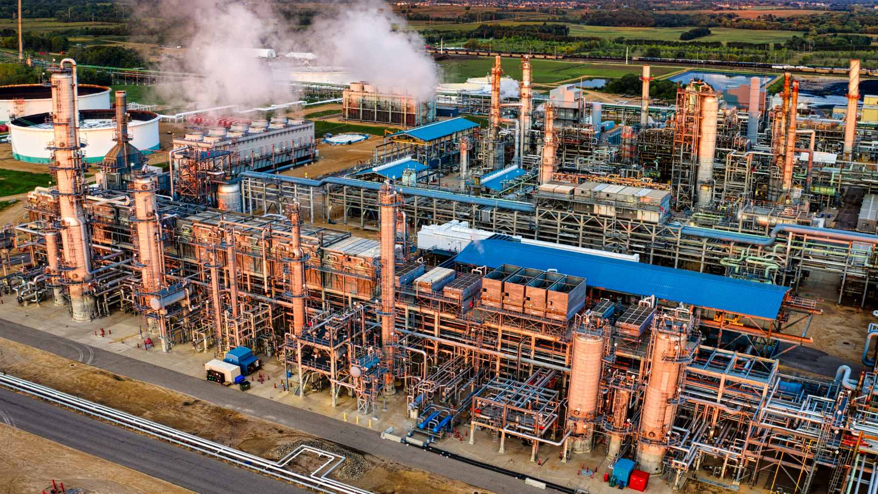 A modular green hydrogen production facility, part of Rheinmetall's "energy island" network, generating synthetic fuels from renewable wind power.