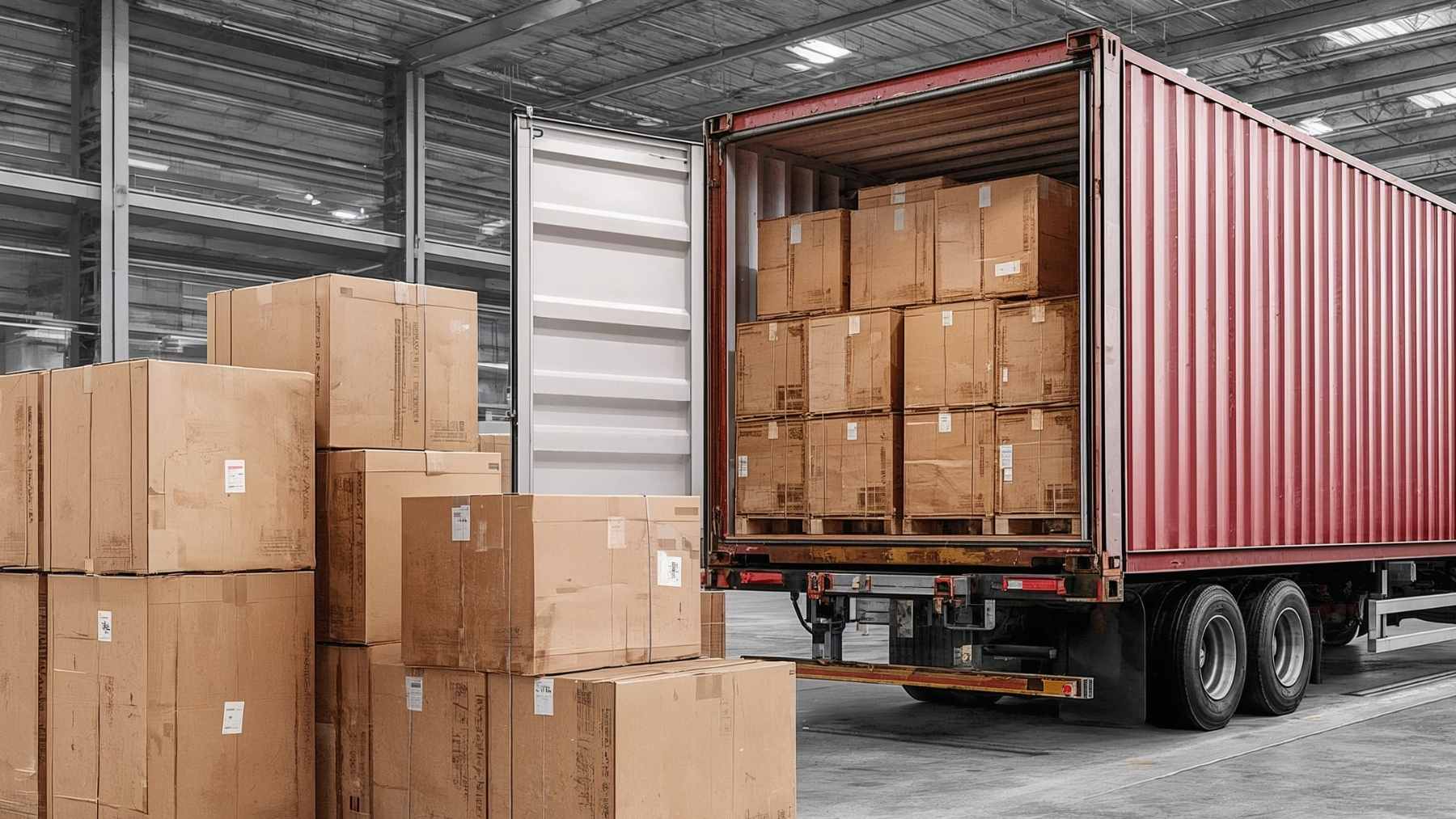 Thai customs officials inspecting shipping containers filled with illegal electronic circuit boards and scrap metal at Laem Chabang port.