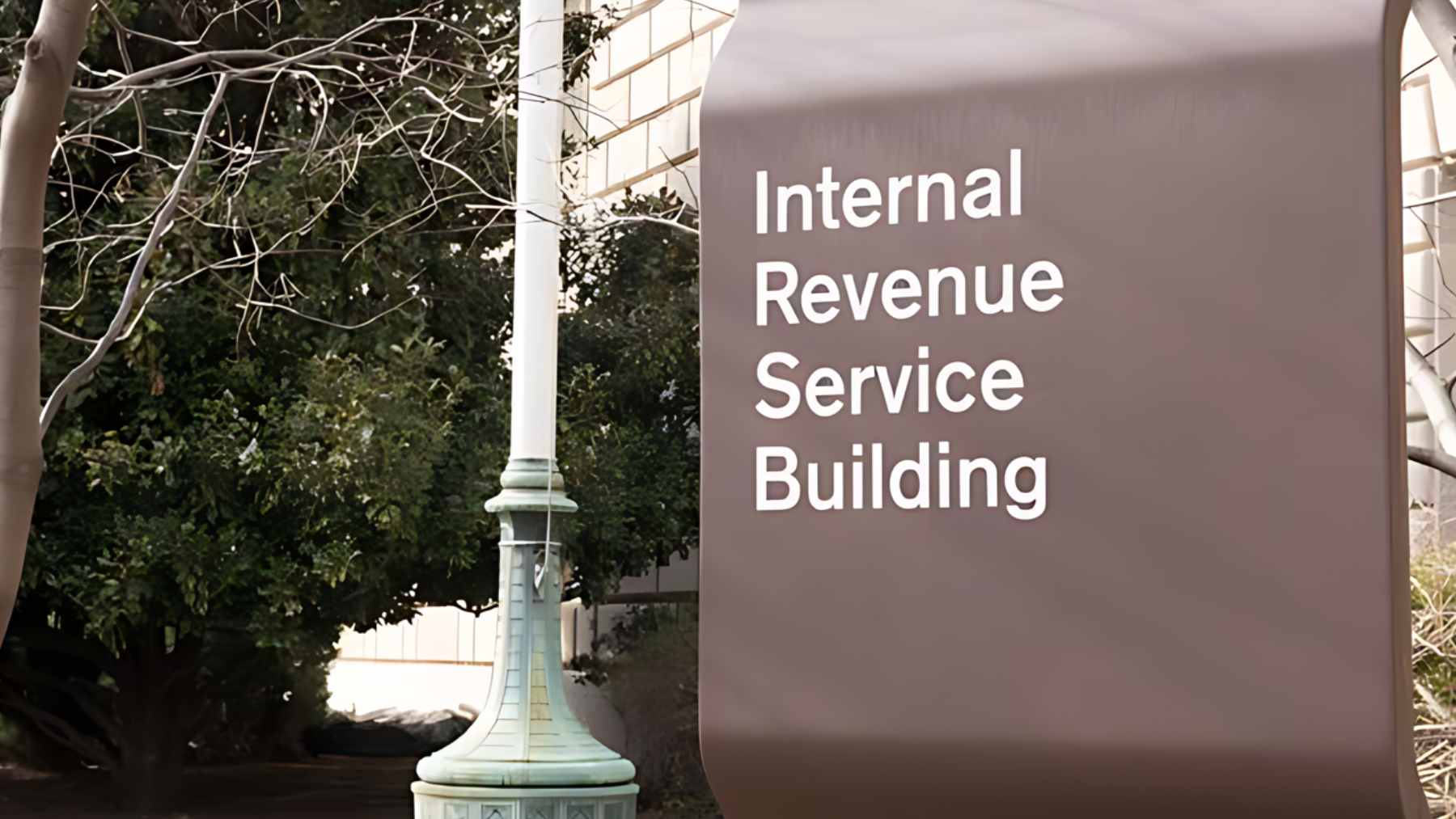An exterior view of the Internal Revenue Service (IRS) headquarters in Washington, D.C.