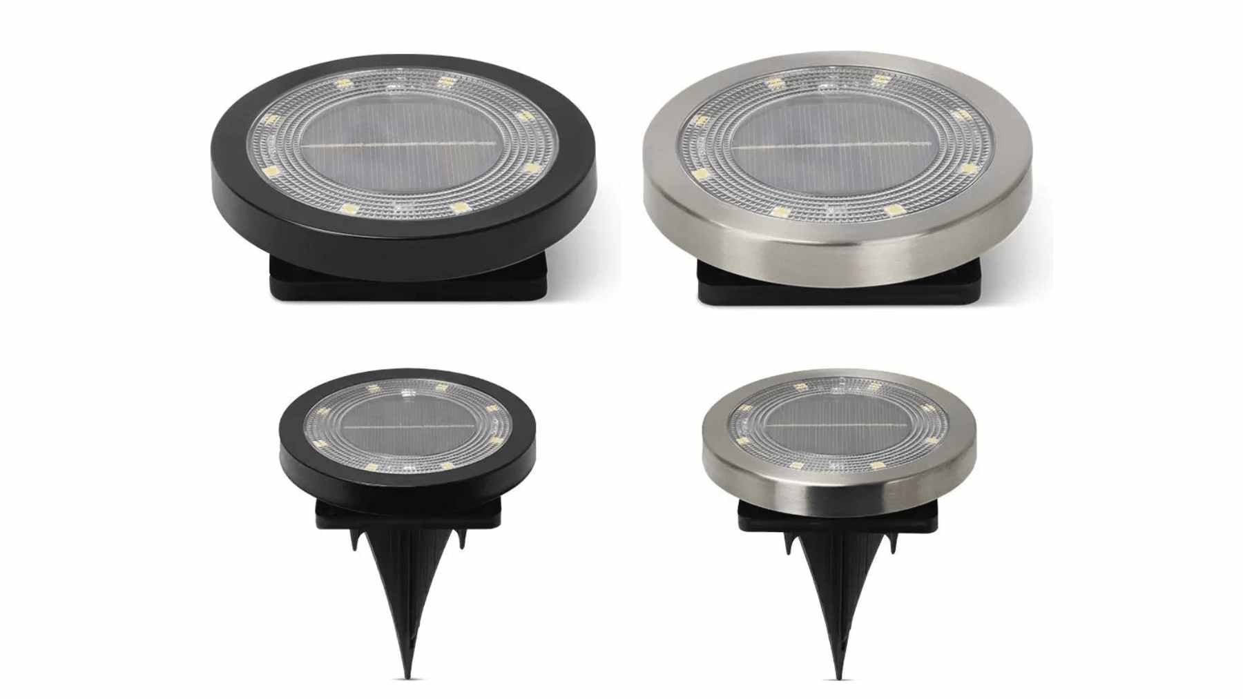 A set of Belavi solar-powered globe string lights hanging across a wooden patio fence at dusk, illuminating a backyard seating area.