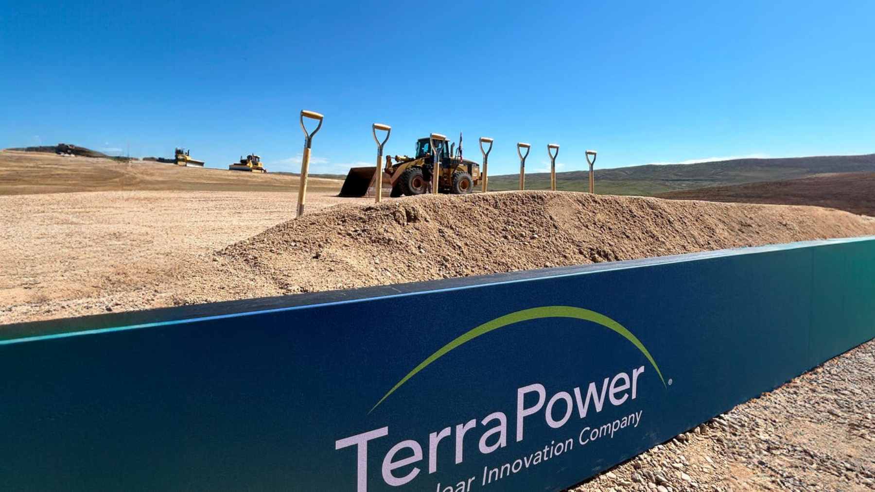 An architectural rendering of TerraPower's next-generation Natrium nuclear reactor facility planned for Kemmerer, Wyoming.