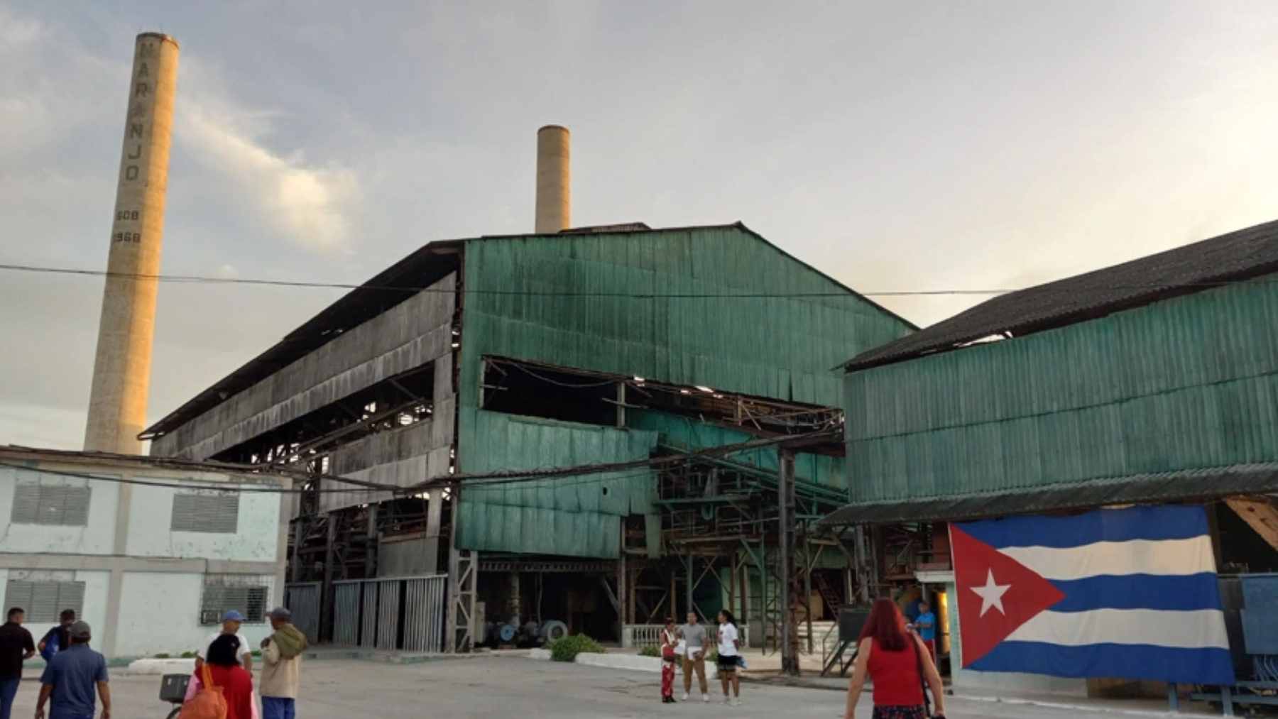 An aging electrical substation in Cuba with visible wear, representing the $6.6 billion infrastructure investment gap identified by the Cuba Study Group.