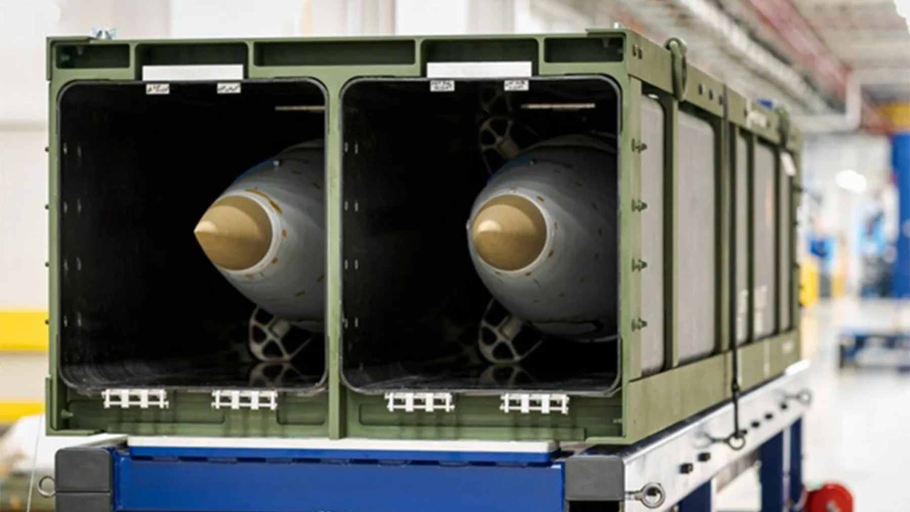 A Lockheed Martin Precision Strike Missile (PrSM) being launched from a HIMARS mobile platform during a military exercise.