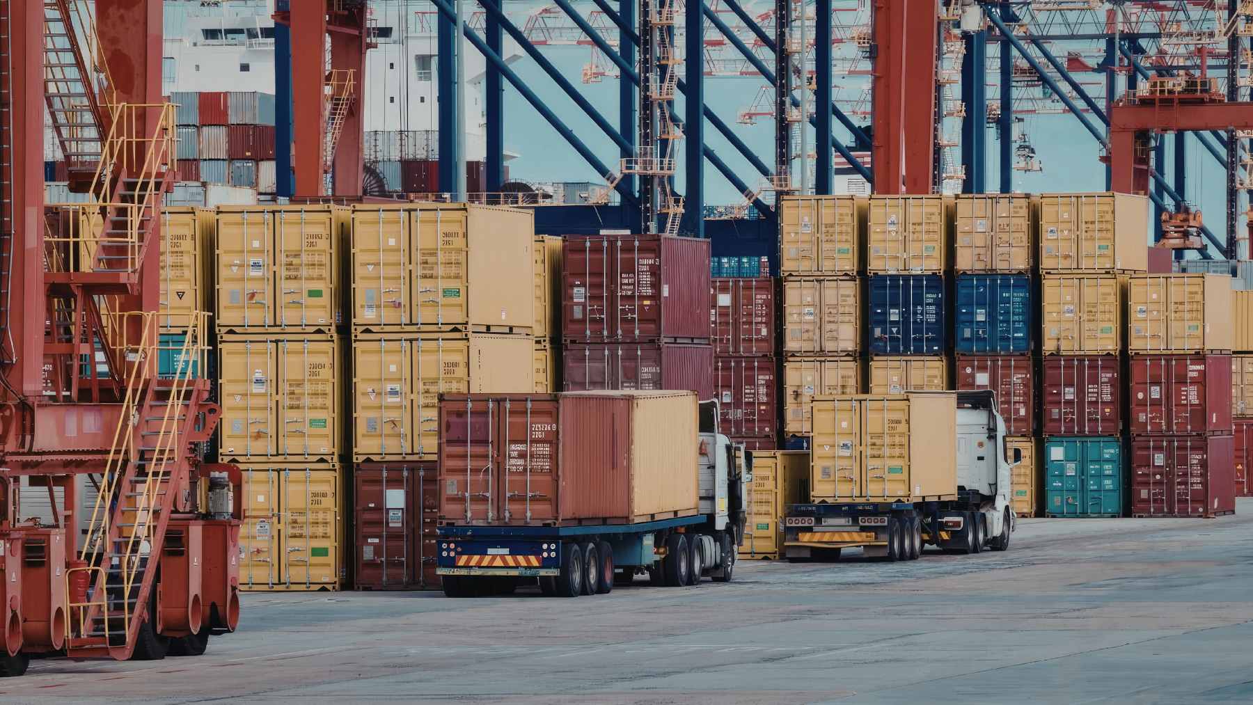 A mountain of cheap cardboard shipping packages representing low-value fast fashion imports from companies like Shein and Temu.