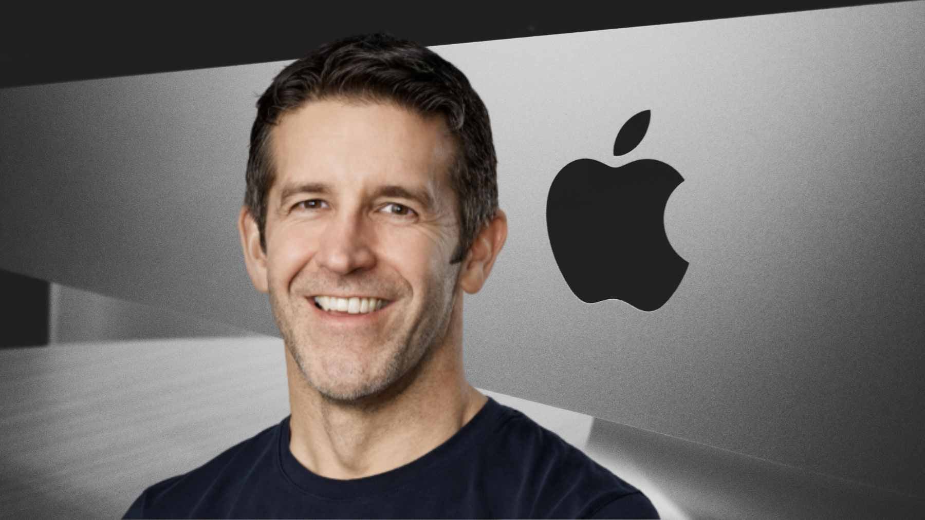 John Ternus, Apple’s incoming CEO, presenting hardware innovations during a keynote at Apple Park.