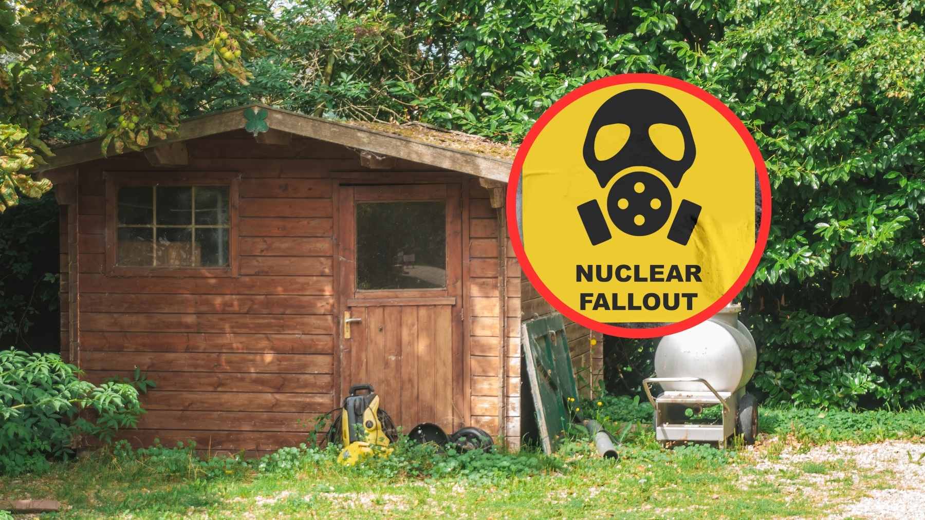 A suburban backyard shed in Union Lake, Michigan, which was designated a radiation site by the EPA following David Hahn's experiments.