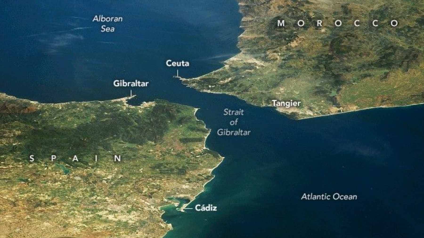 A technical rendering of the proposed Strait of Gibraltar rail tunnel connecting the Spanish terminal in Vejer de la Frontera to Morocco.