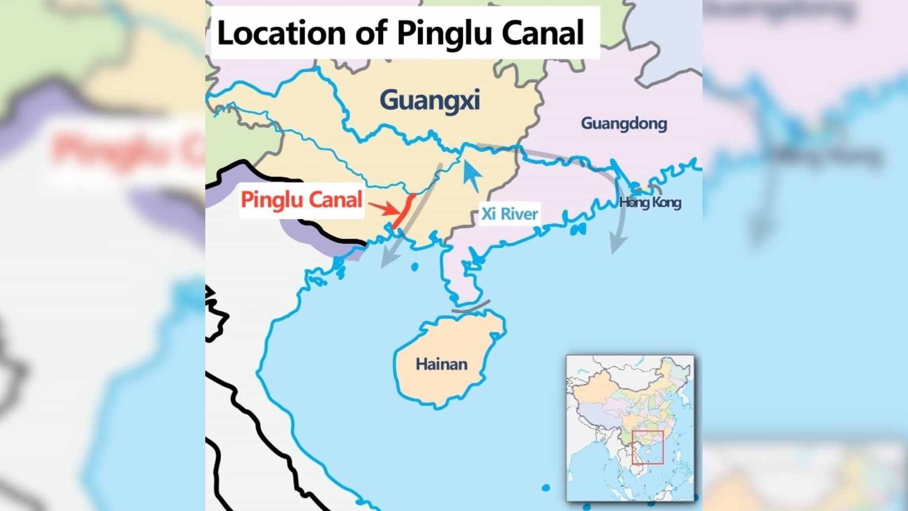 Beijing is carving a canal so ships can move deeper inland, and the project turns geography itself into China’s next trade weapon 1 Construction workers finishing the Zicai Bridge, one of 27 bridges spanning the new Pinglu Canal waterway in Guangxi, China.