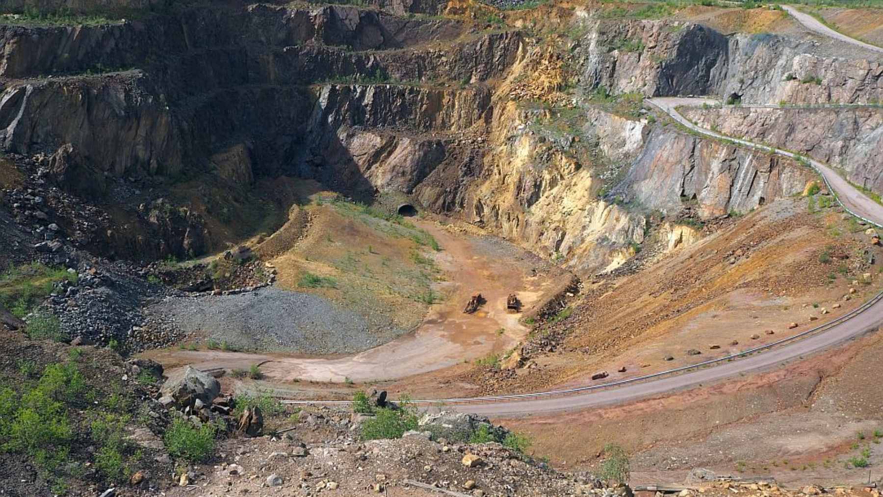 A landscape view of the remote Stekenjokk mountain area in northern Sweden, the site of a newly approved copper exploration concession.