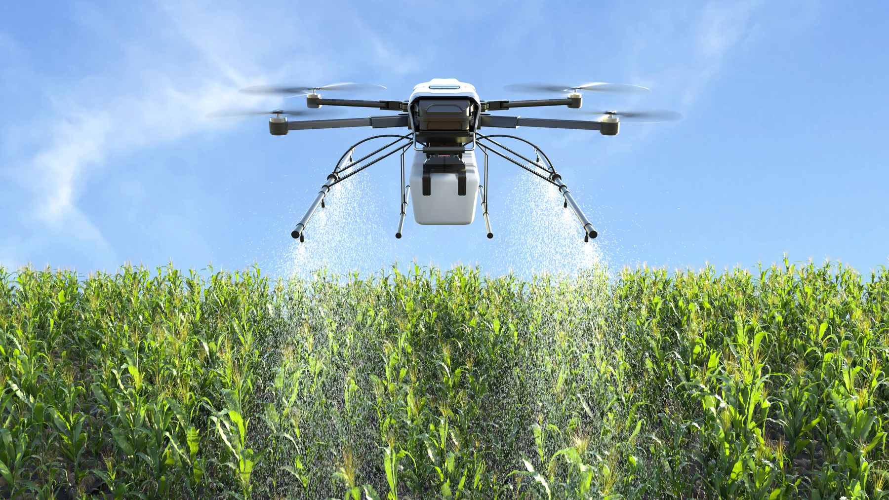 One of the two newly delivered U.S.-backed high-capacity megadrones designed for precision glyphosate aerial spraying over illegal crops in Colombia.