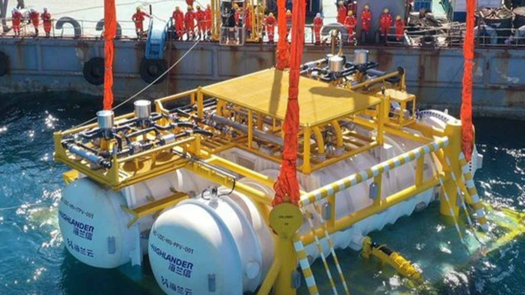 China put a 24-MW data center under the sea, and the reason is not storage, but keeping AI servers cool without burning more power 1 An undersea data center module being submerged off the coast of Shanghai to utilize natural seawater cooling.