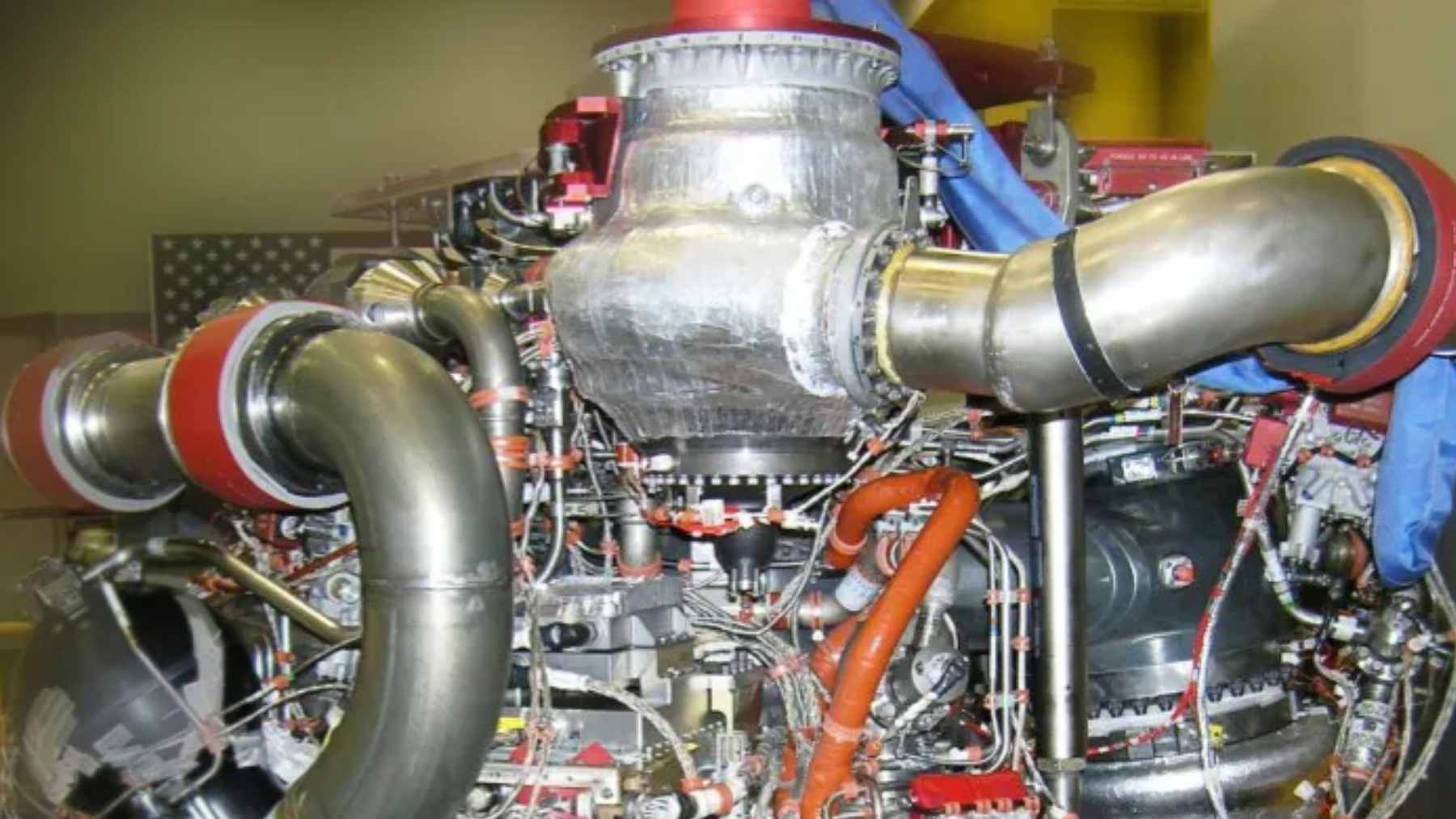 A laboratory demonstration of an electrostatic propulsion device developed by Exodus Propulsion Technologies inside a vacuum chamber.