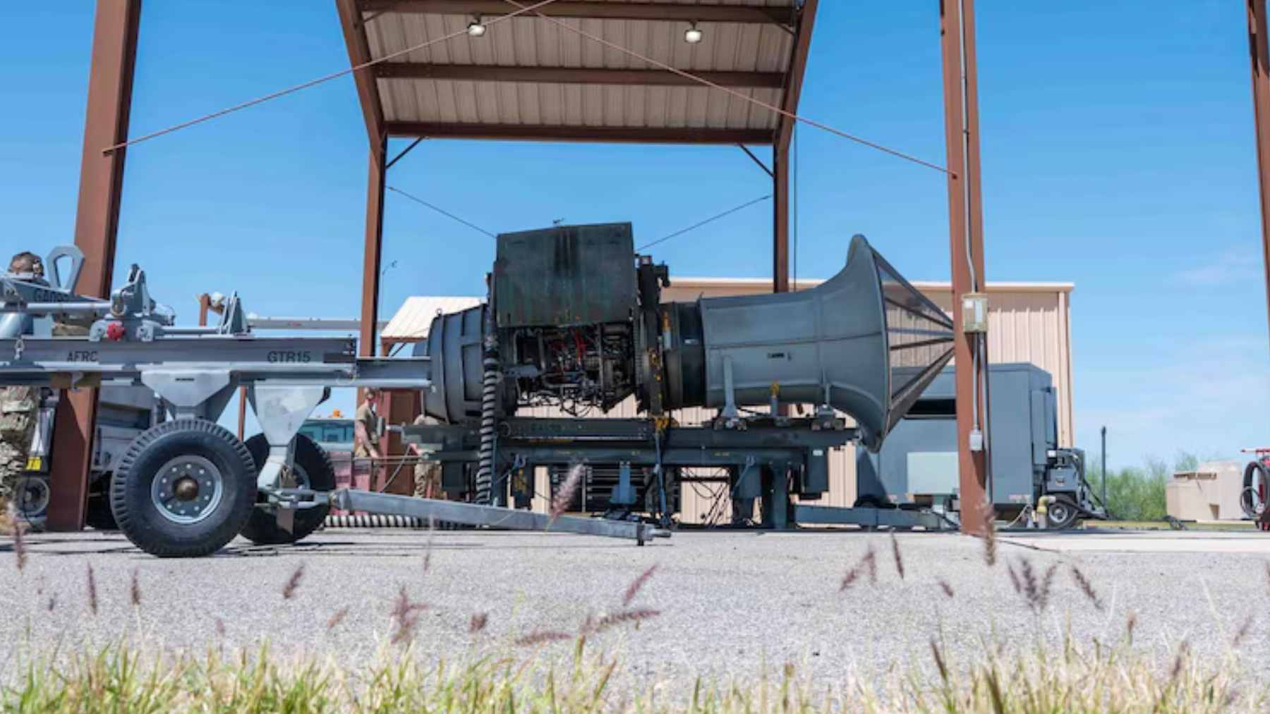 Airmen from the 355th Component Maintenance Squadron celebrate the completion of the final A-10 Thunderbolt II engine build at Davis-Monthan AFB.