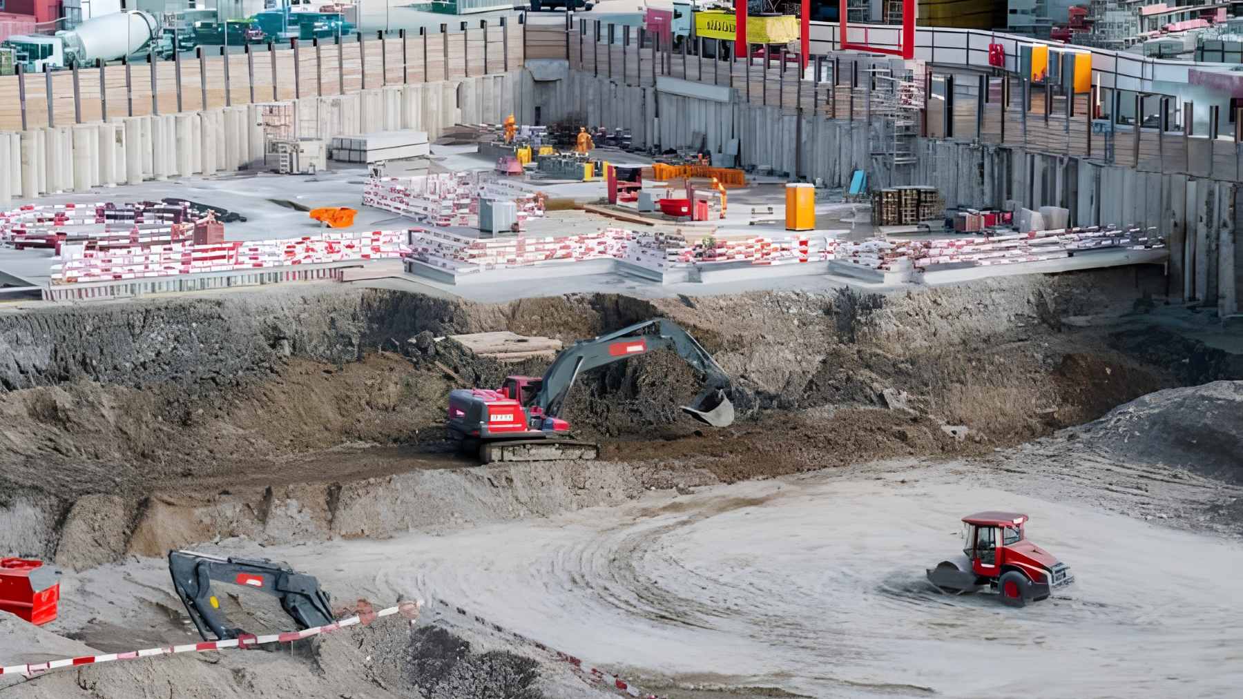 Switzerland dug a hole the size of two soccer fields for a 1.2 GW underground battery, and the real shock is that it can react in milliseconds 1 Construction site of the Technology Center Laufenburg, showing the massive underground excavation pit for the world's largest vanadium redox flow battery.