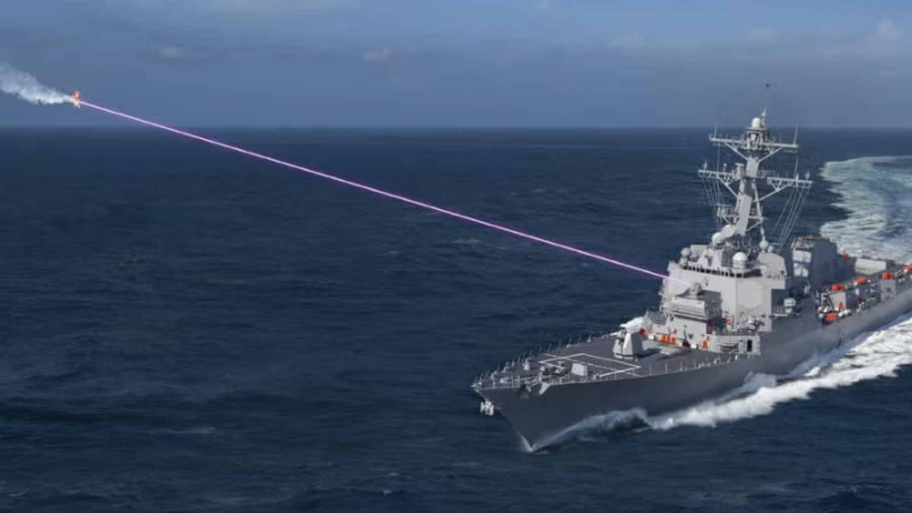 The Navy has one drone-killing HELIOS laser at sea, but Congress wants it in a container and the deployment map changes 1 A containerized high-energy laser weapon system mounted on the deck of a U.S. Navy warship, prepared for anti-drone testing.