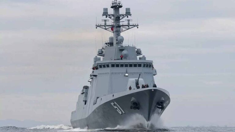 Satellite images capture North Korea’s largest modern destroyer at sea ...