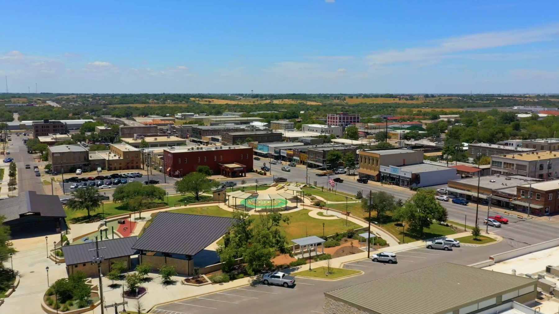 Construction site in Taylor, Texas, where a proposed AI data center is being built on land previously associated with a parkland promise.