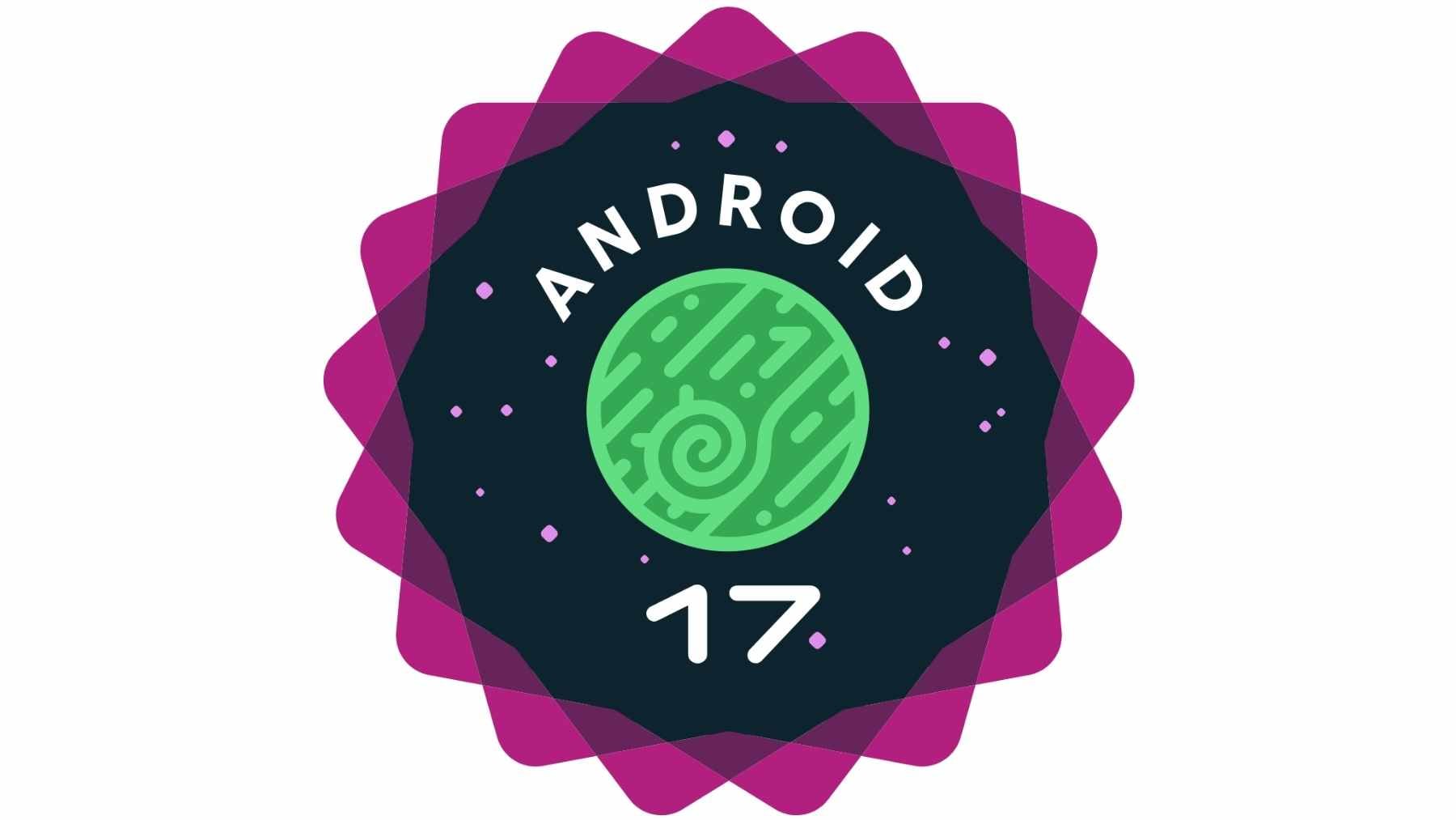 A smartphone displaying the Android 17 interface, highlighting the new bubble-based multitasking and updated system UI.