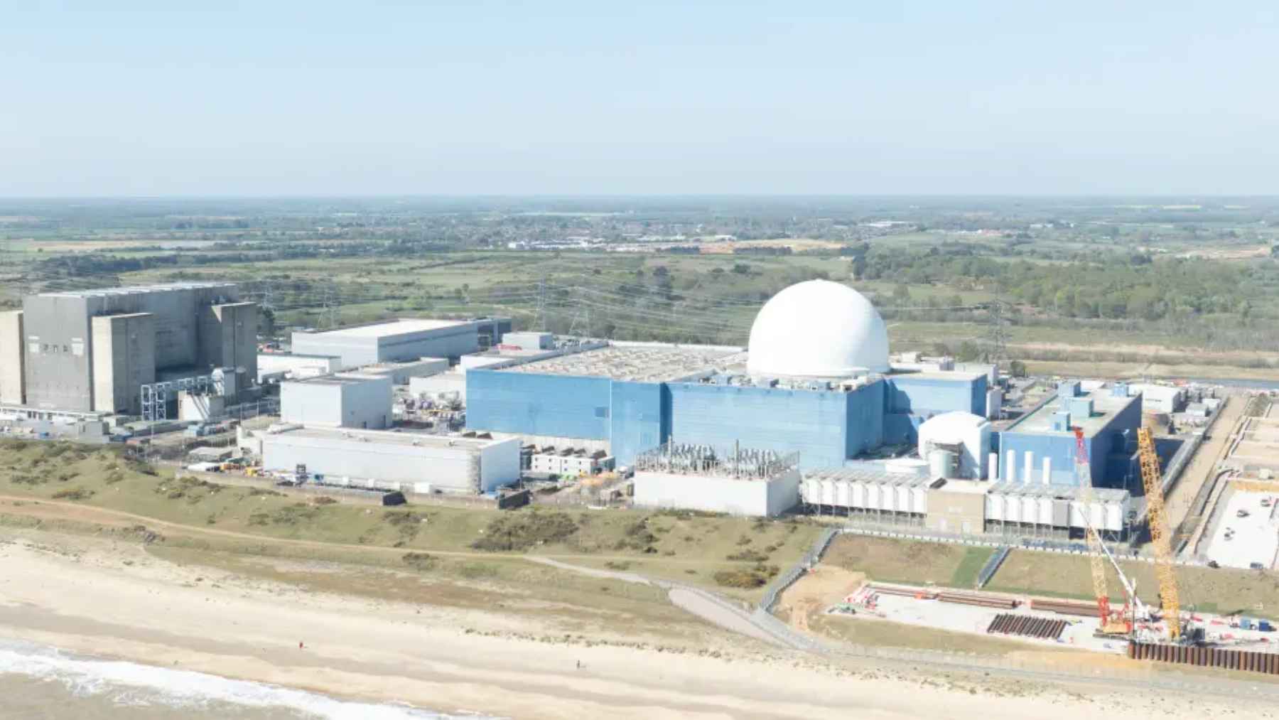 Britain's Sizewell B nuclear plant has won a 20-year life extension: the power gap it must close 1 The containment dome and reactor buildings of the Sizewell B nuclear power station on the Suffolk coast in the UK.