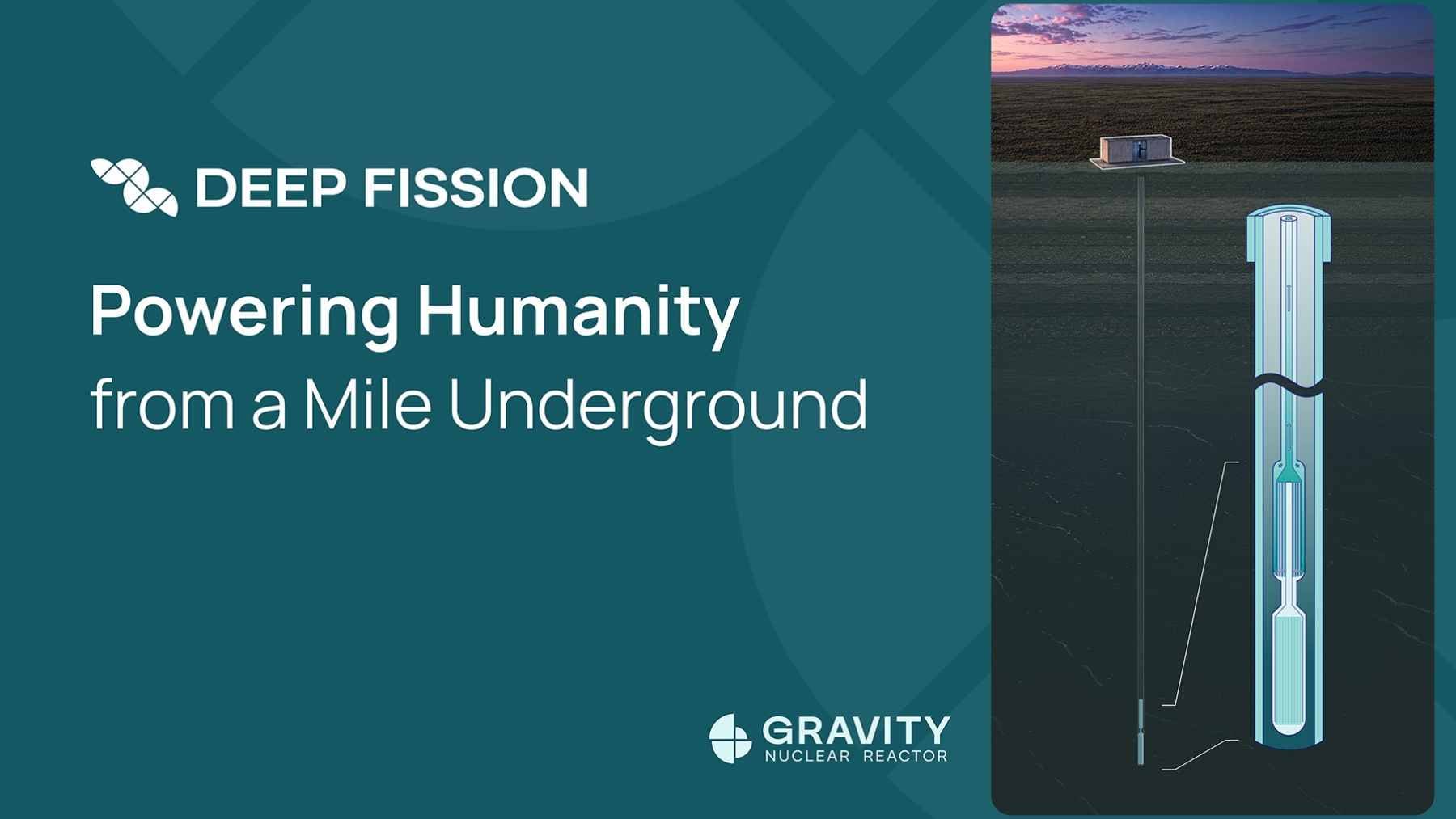 A US startup wants to drop a full nuclear reactor a mile down a 30-inch hole, with no concrete dome required 1 A diagram illustrating a modular nuclear reactor positioned one mile underground in a deep, narrow borehole, utilizing the surrounding rock for shielding.