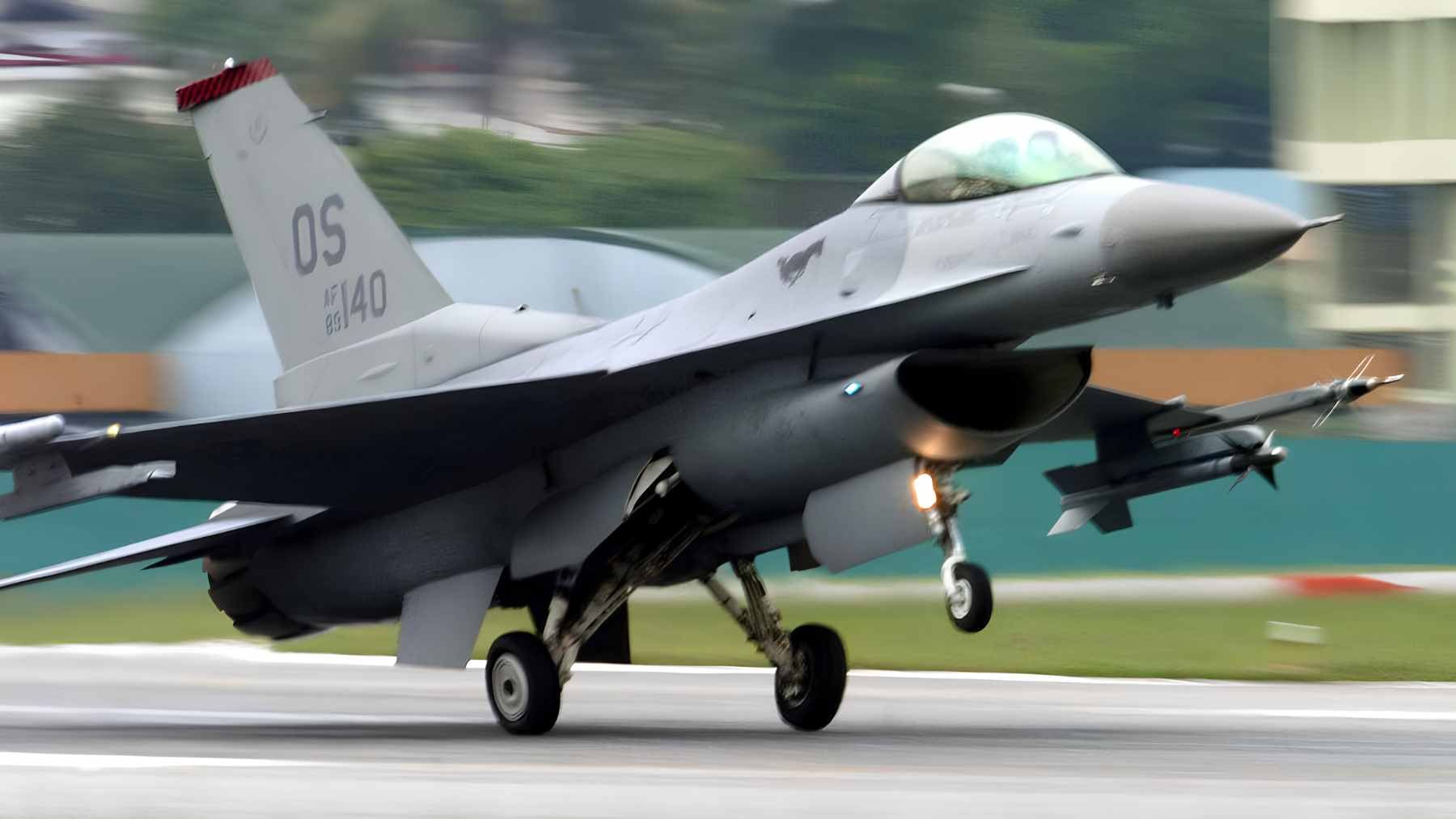 A Lockheed Martin F-35A Lightning II stealth fighter performing a high-speed flyby, marking the transition to fifth-generation air superiority.