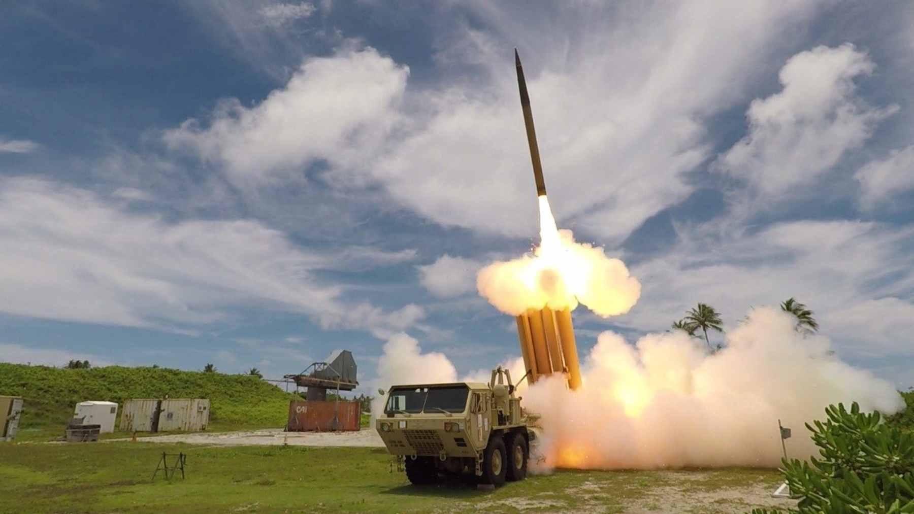 The U.S. just signed its biggest interceptor deal ever: $35 billion to Lockheed Martin to quadruple THAAD missile output 1 A Lockheed Martin THAAD interceptor launch vehicle on display, representing the primary hardware covered under the recent production expansion contract.