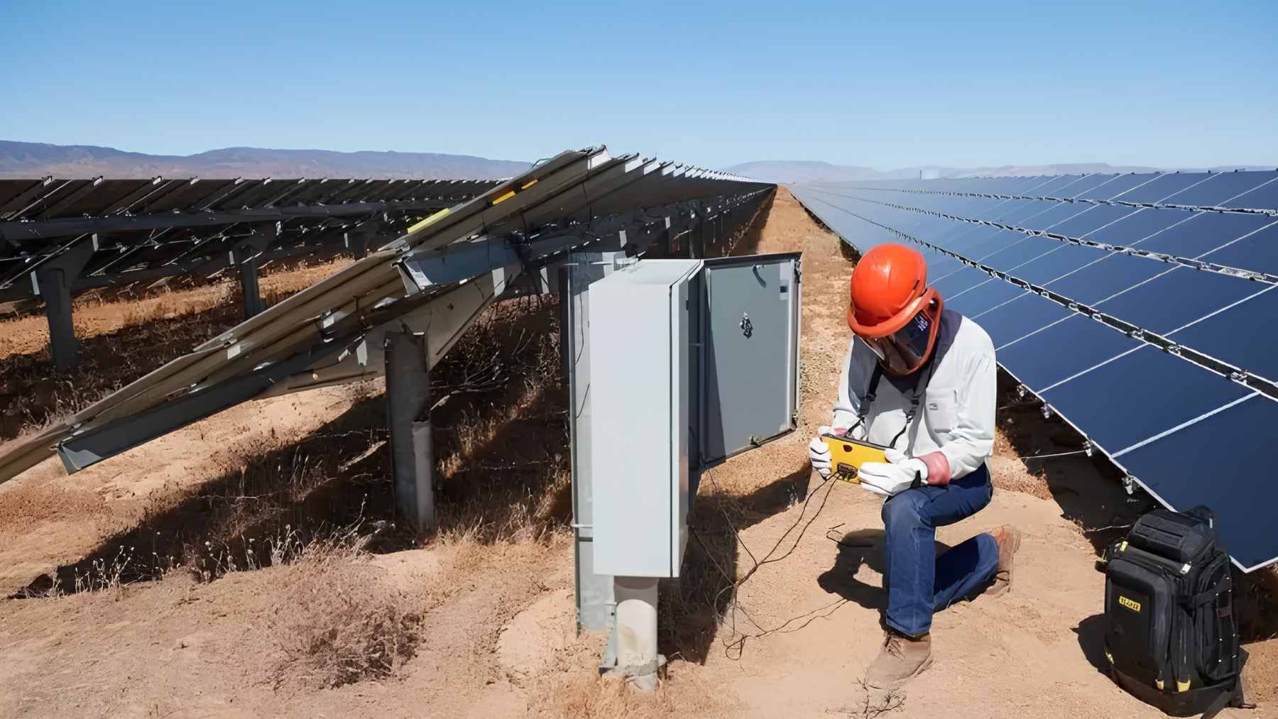 Small, low-power nEdge Mini acoustic sensors mounted on electrical infrastructure to monitor for drone engine signatures.