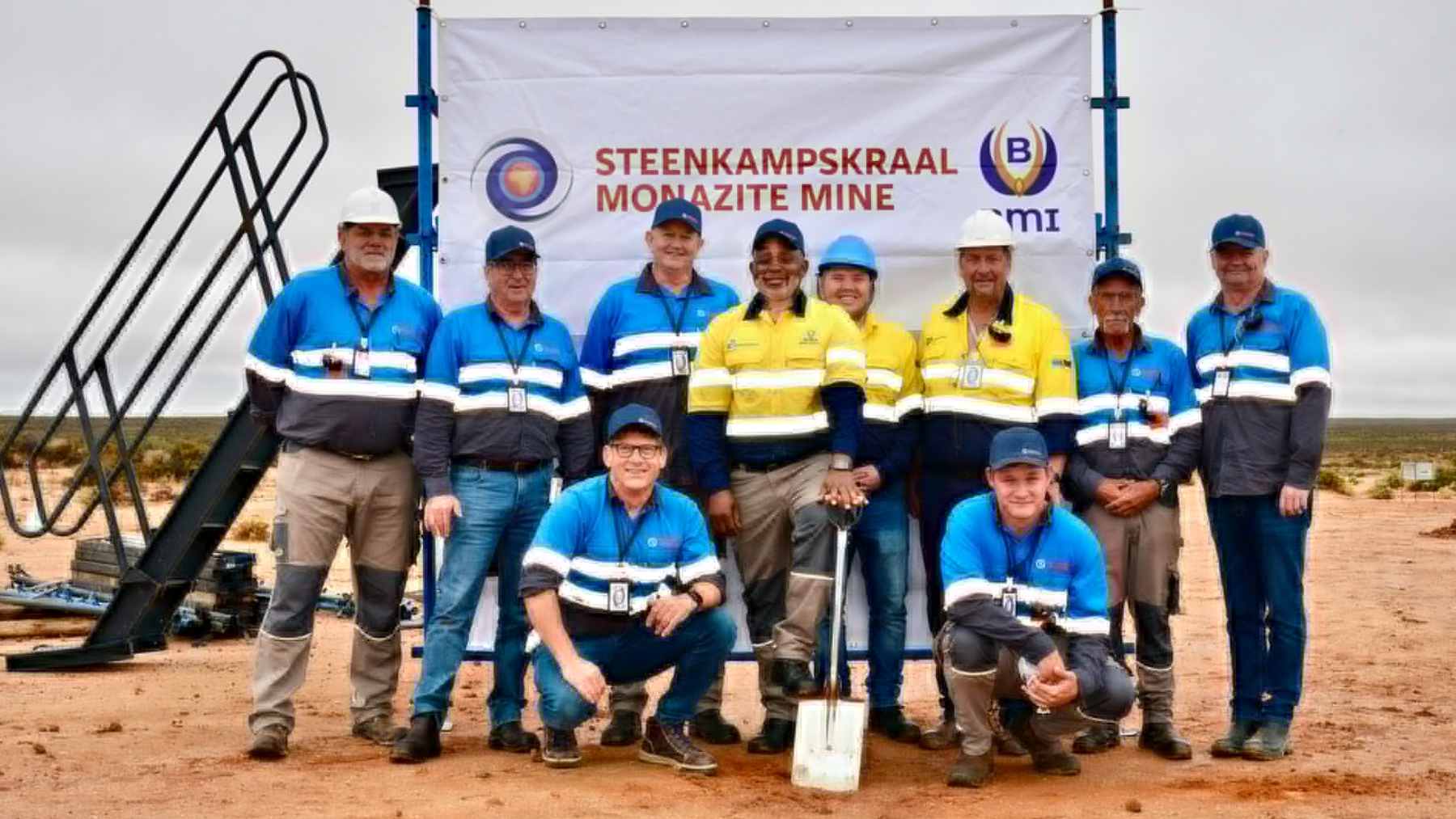 The Steenkampskraal Monazite Mine site in South Africa, which is undergoing a major technological renewal to extract critical rare earth elements.