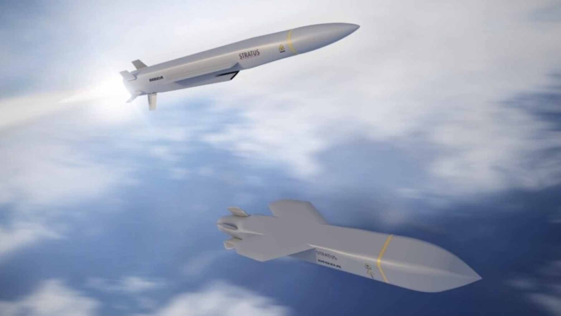 Goodbye to the Meteor upgrade: the UK axed it to fund a next-gen missile called FASE 1 A Eurofighter Typhoon fighter jet armed with advanced beyond-visual-range air-to-air missiles during a flight operation.