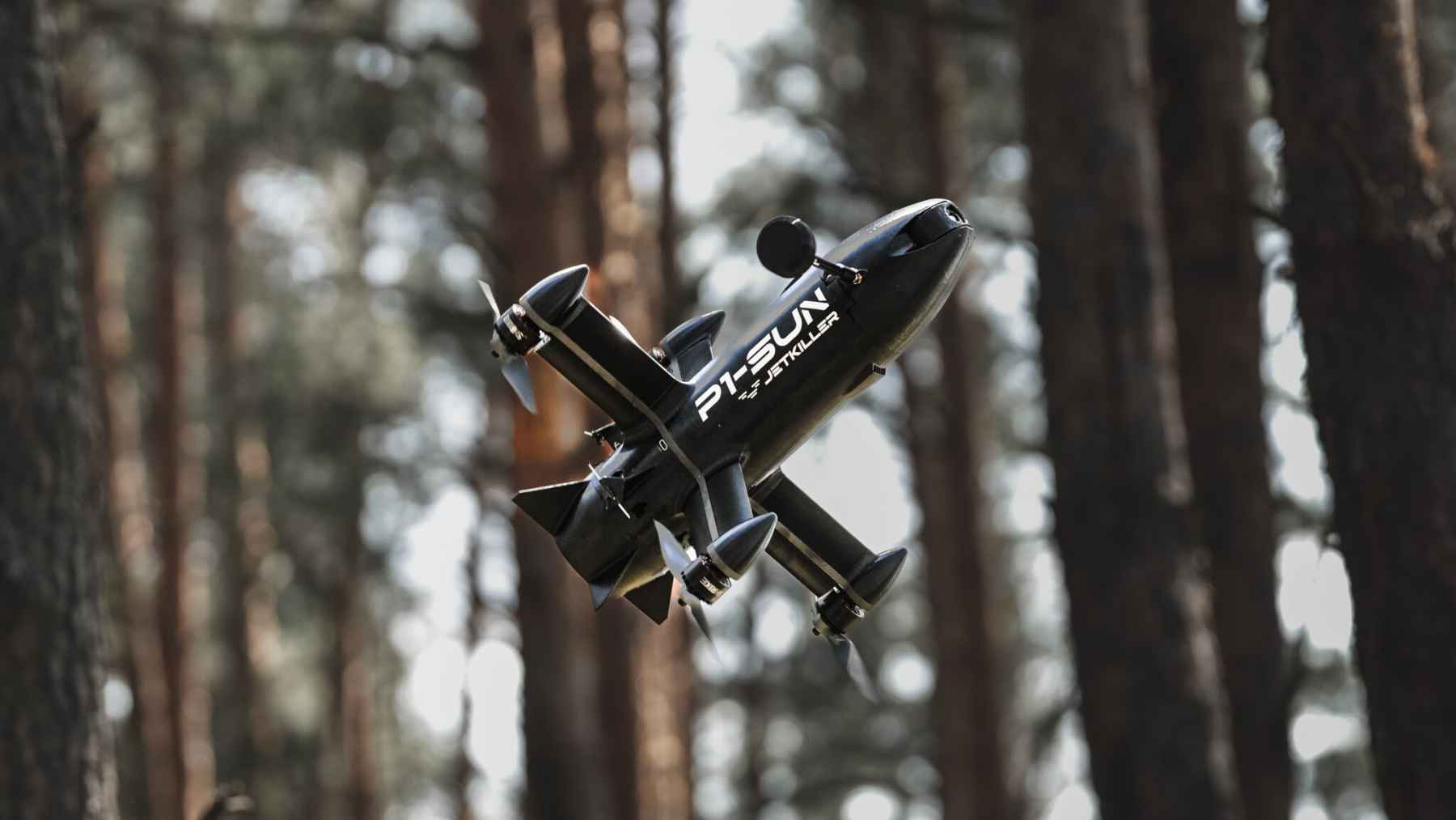 Ukraine's cheap interceptor drone, nicknamed 'the little bird,' is knocking Russian Shaheds out of the sky 1 A small tactical interceptor drone used for counter-unmanned aerial systems, representing SkyFall's P1-SUN aircraft designed to neutralize Shahed-type drones.