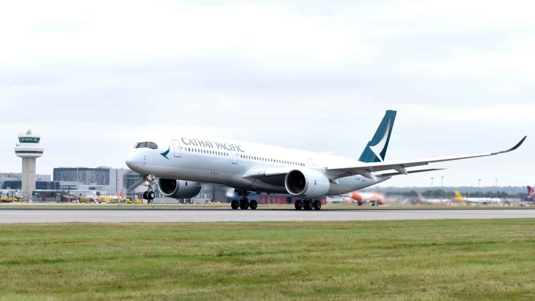A Cathay Pacific A350 flying Hong Kong to London went silent over Romania, and Hungary scrambled two fighter jets within minutes 1 A commercial Airbus A350 flying at high altitude, representing international air travel and airspace security.