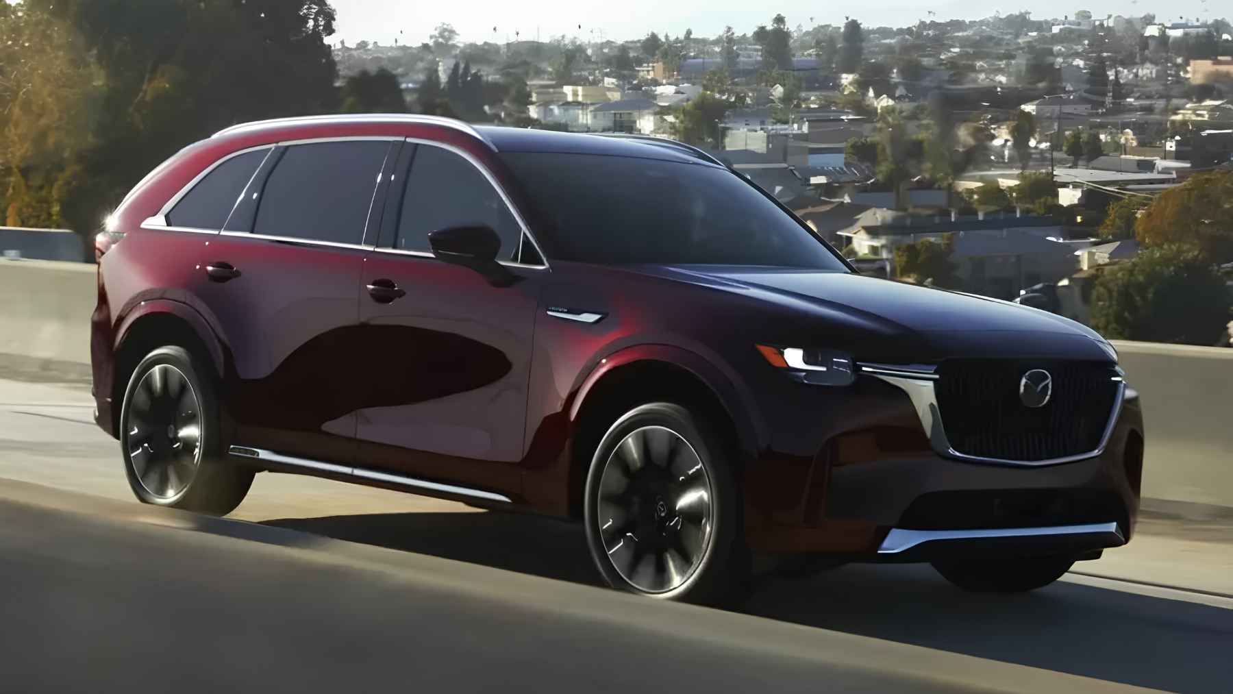 A modern SUV parked on a suburban street, representing vehicle reliability ratings, automotive quality, and maintenance tracking.