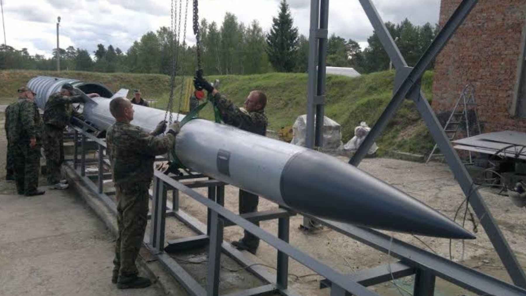 A missile defense launcher setup inspired by S-300 design concepts for European defense collaboration.