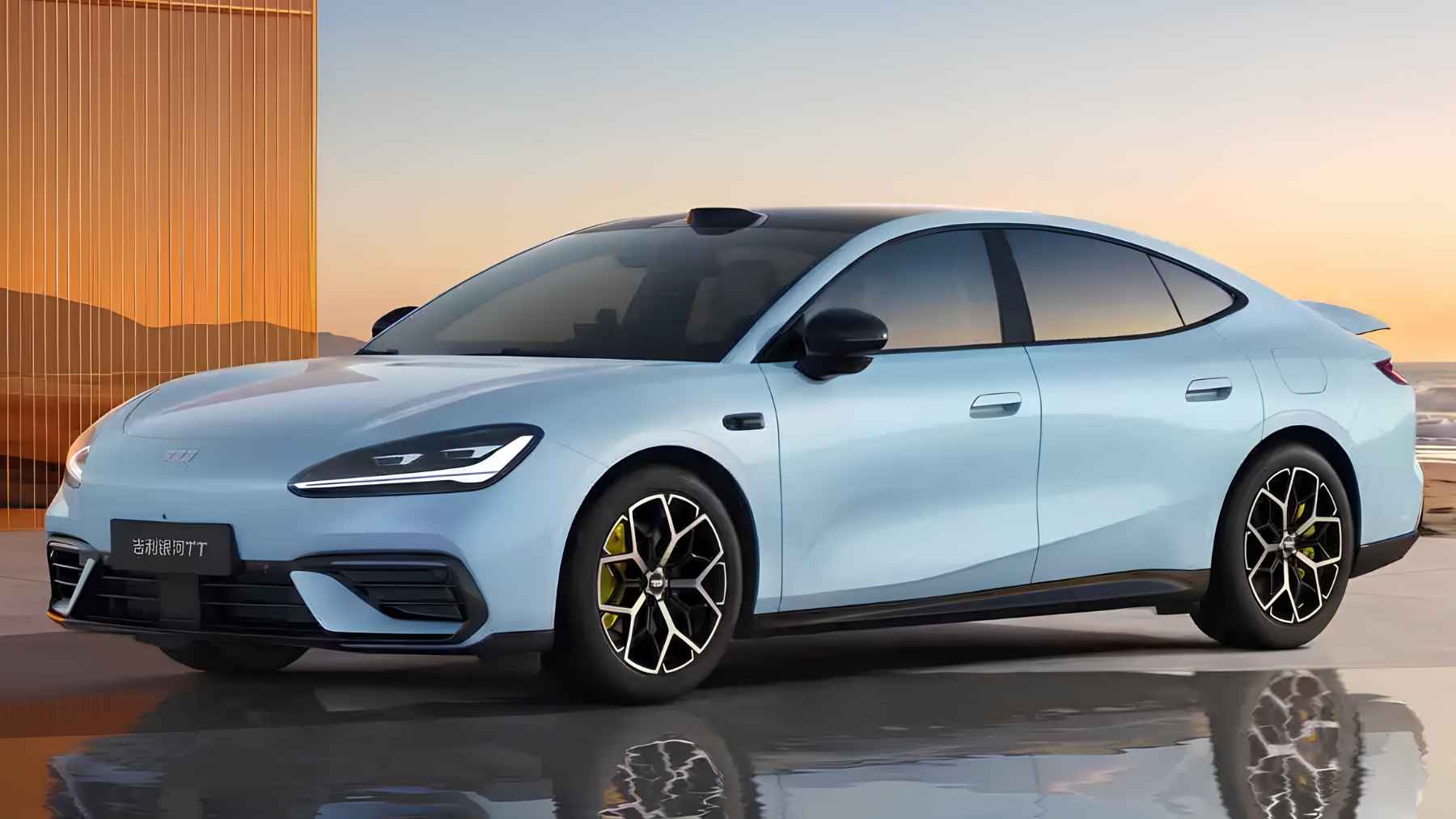 Geely gets 720 kilometers out of a battery smaller than its rivals use, and the trick is not in the cells 1 The Geely Galaxy TT electric sedan undergoing testing, representing advanced 16-in-1 e-drive efficiency and battery innovation.
