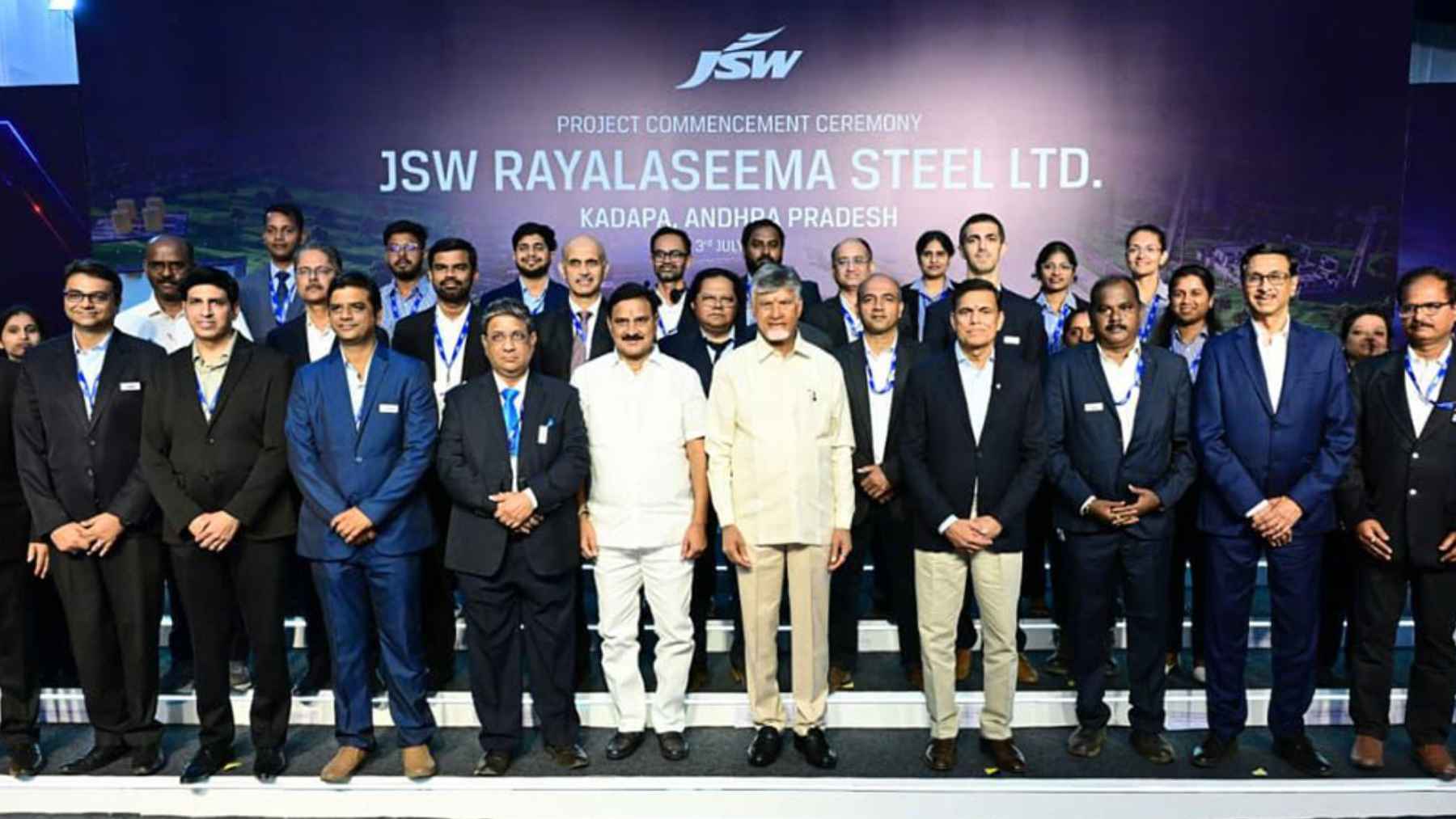 After years of ceremonies, JSW finally broke ground in Kadapa on a steel plant built for 2.2 million tons a year 1 Heavy construction machinery at work on the JSW Rayalaseema Steel plant site in Kadapa, India.