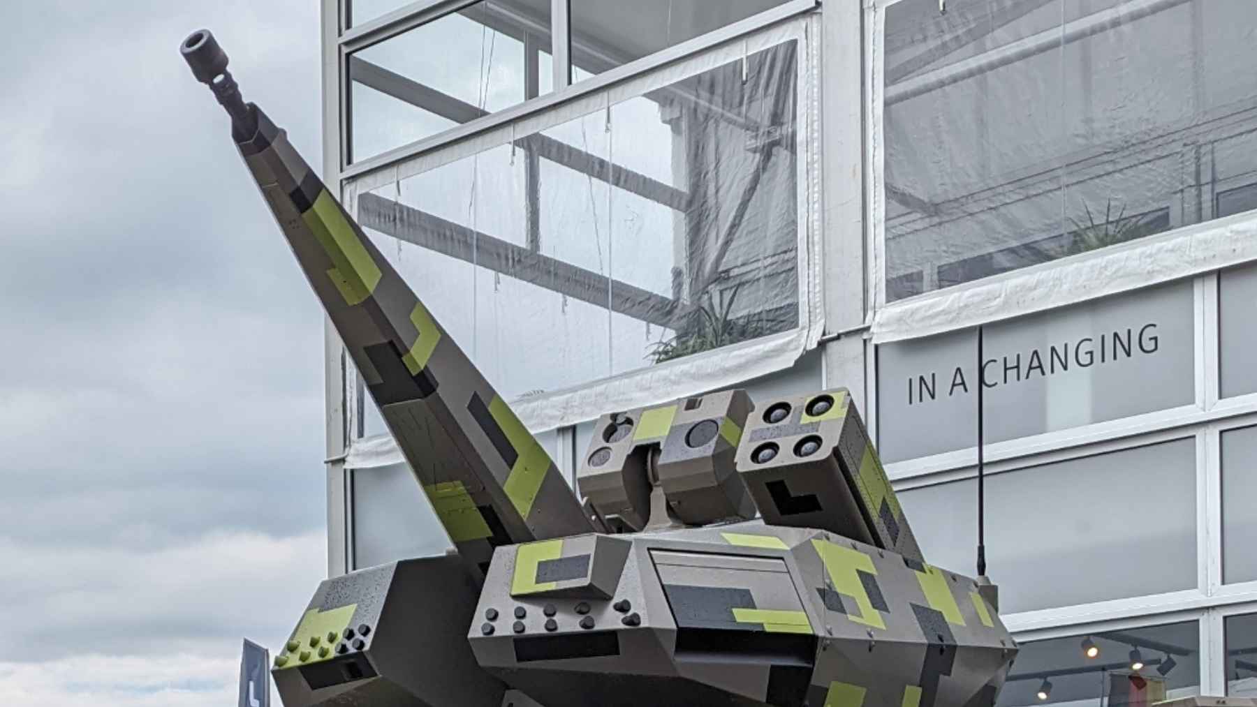 Switzerland is buying Skyranger to stop drones: the Zurich-built system it calls one of the world's best 1 Advanced Rheinmetall air defense gun system manufactured in Zurich, representing modern counter-drone military technology.