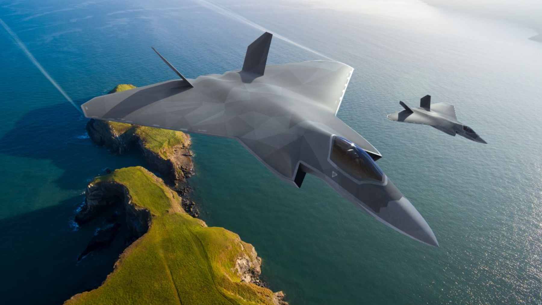 Advanced composite and metallic structural components for the U.K. Combat Air Demonstrator undergoing manufacturing assembly.