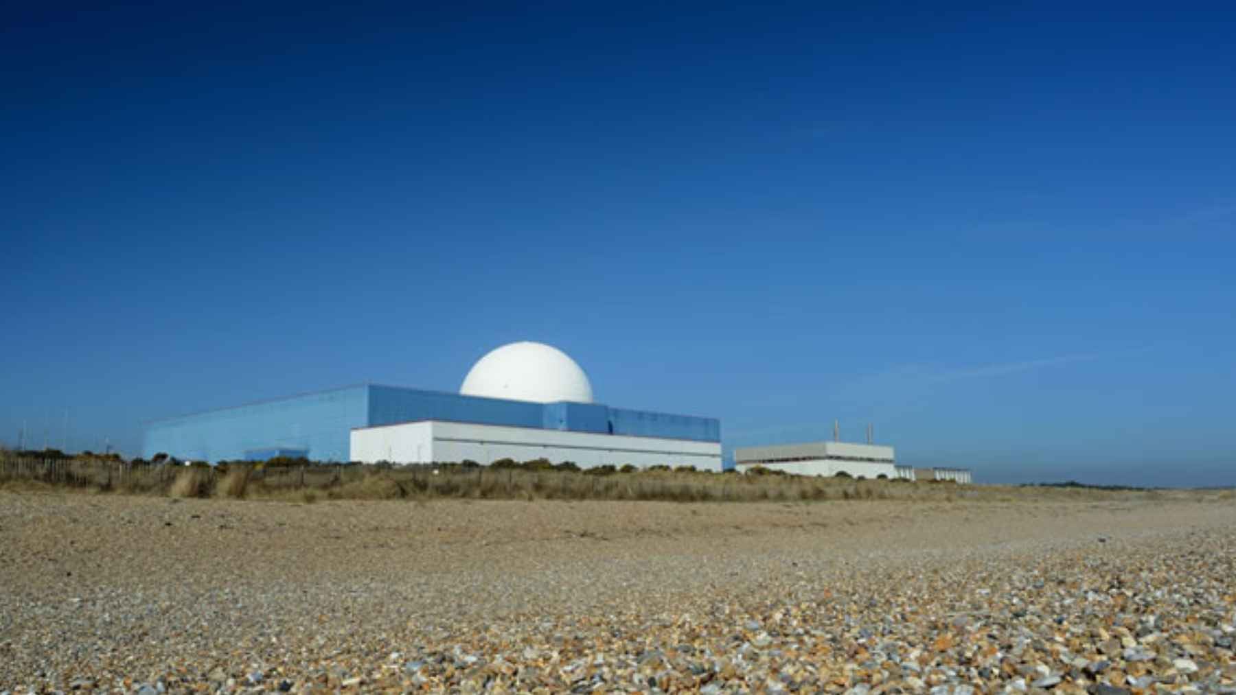 The Sizewell B nuclear power station facility in Suffolk, representing the UK's decision to extend its last operating nuclear plant lifespan by twenty years.
