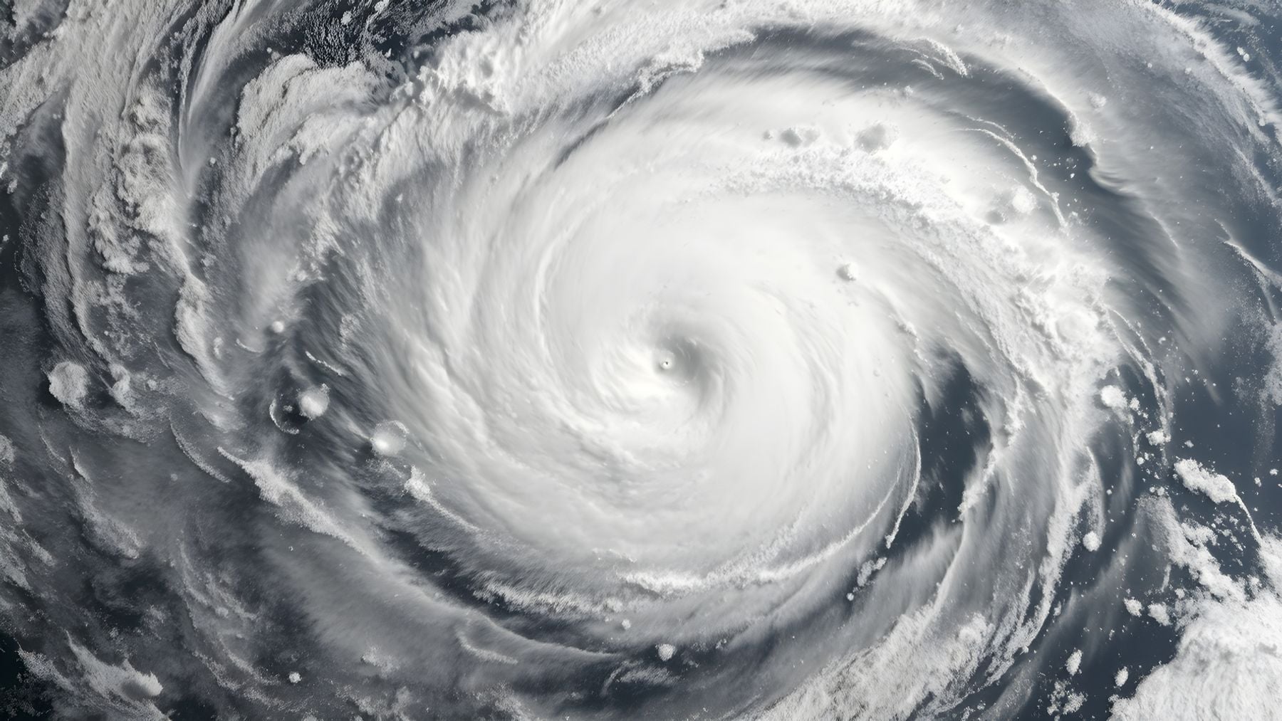 Huracán visto desde satélite mientras nuevos modelos de inteligencia artificial mejoran la predicción de ciclones.