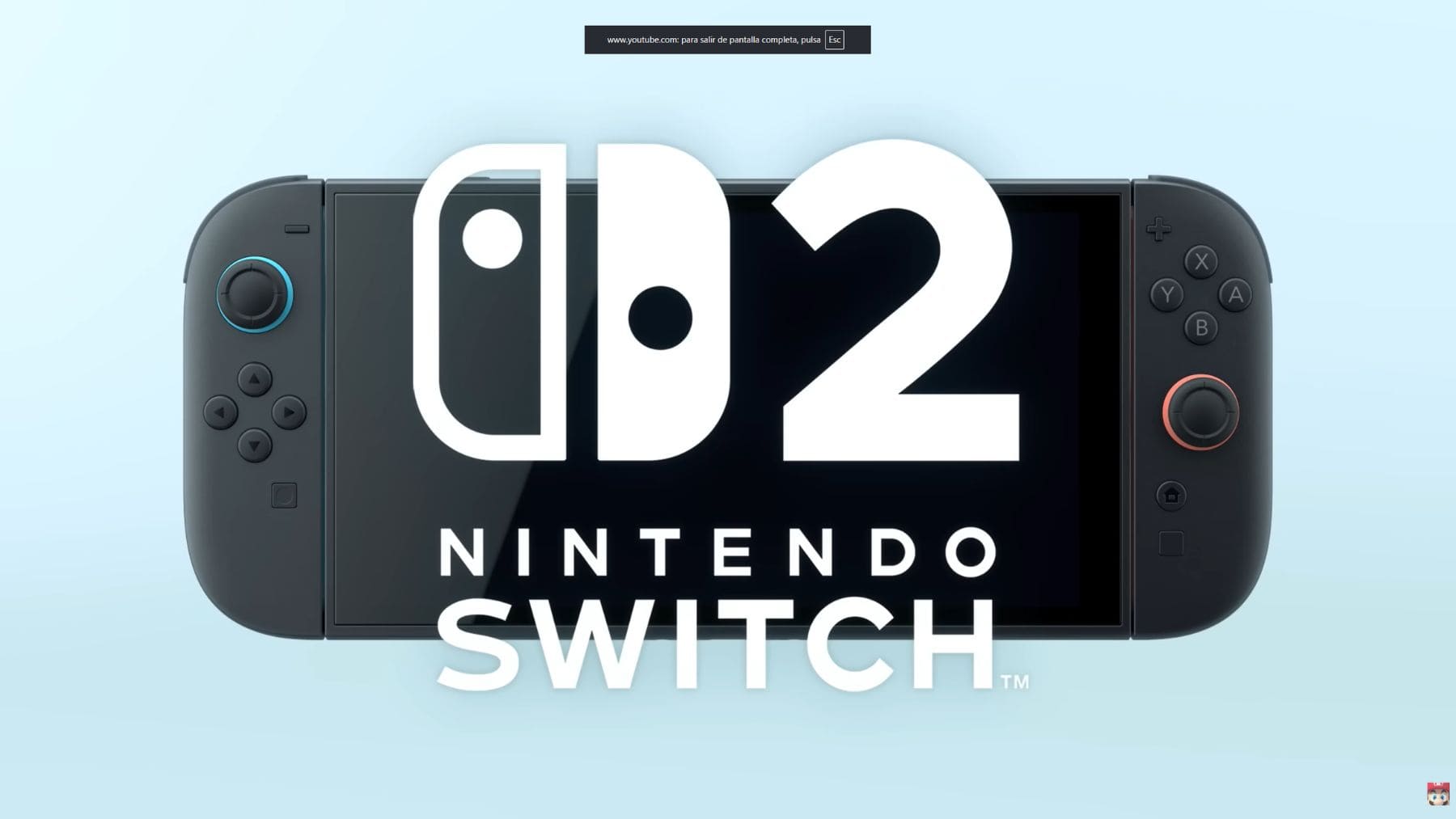 Nintendo Switch 2 con nuevos Joy-Con en imagen oficial del rediseño de la consola portátil de Nintendo.