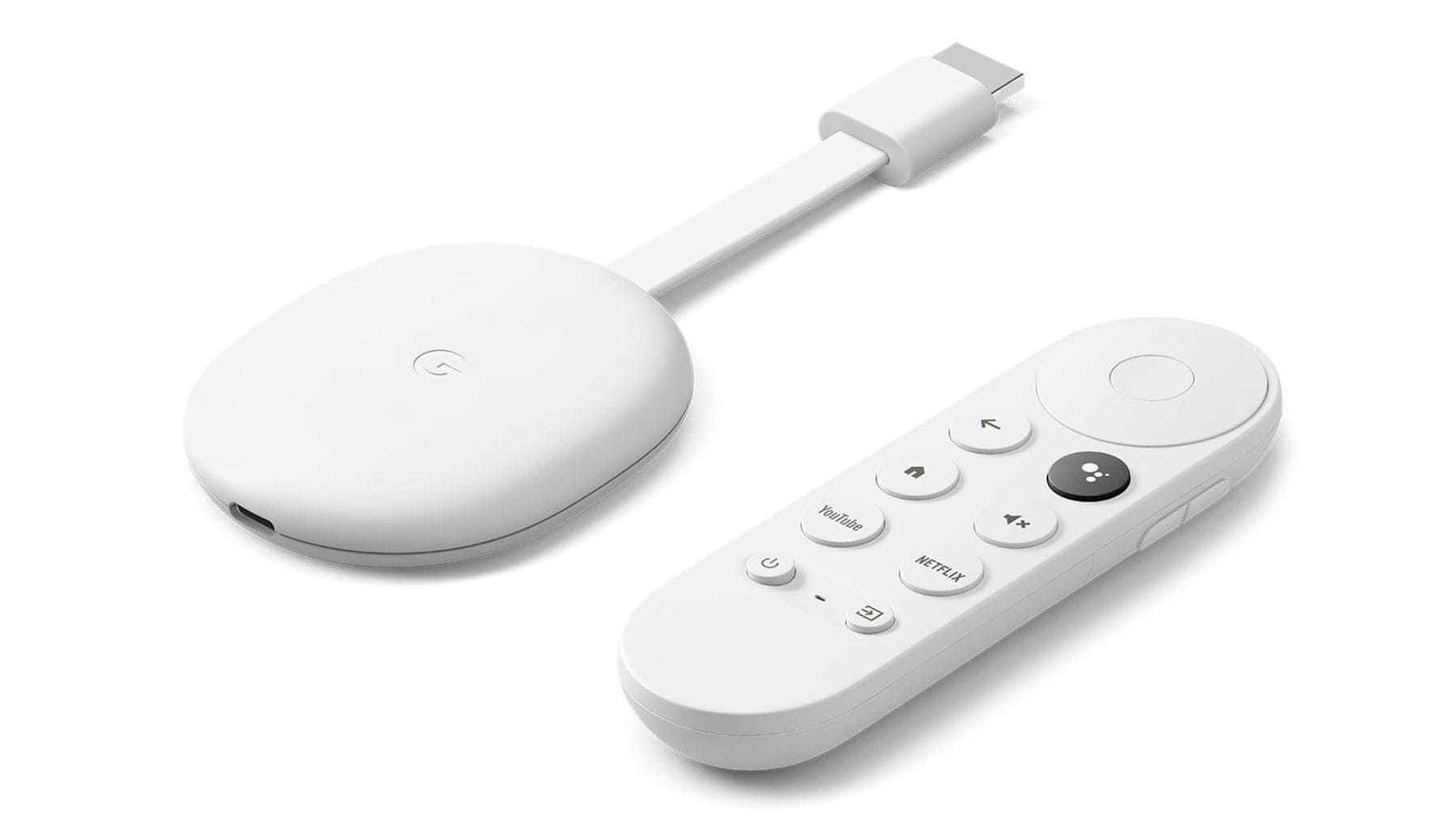 Google Chromecast con Google TV, una de las soluciones más populares para transmitir contenido 4K sin cables.