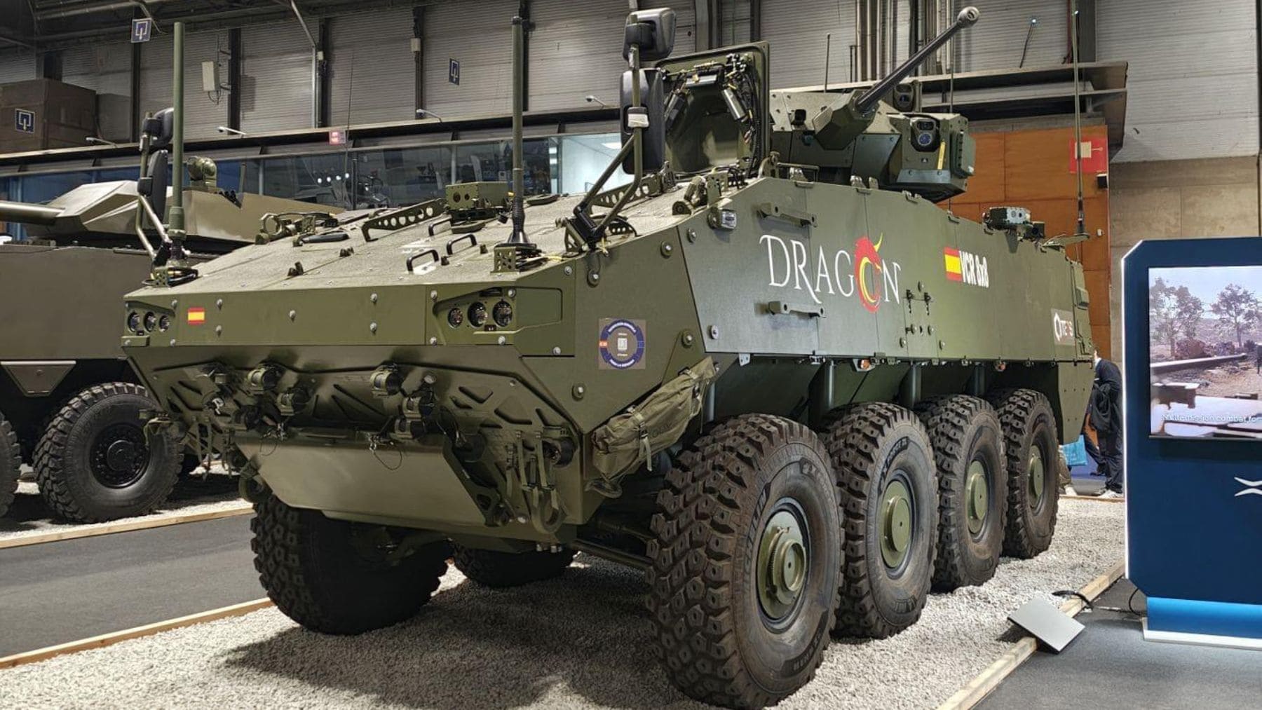 Blindado 8x8 Dragón de Tess Defence e Indra para el Ejército de Tierra.