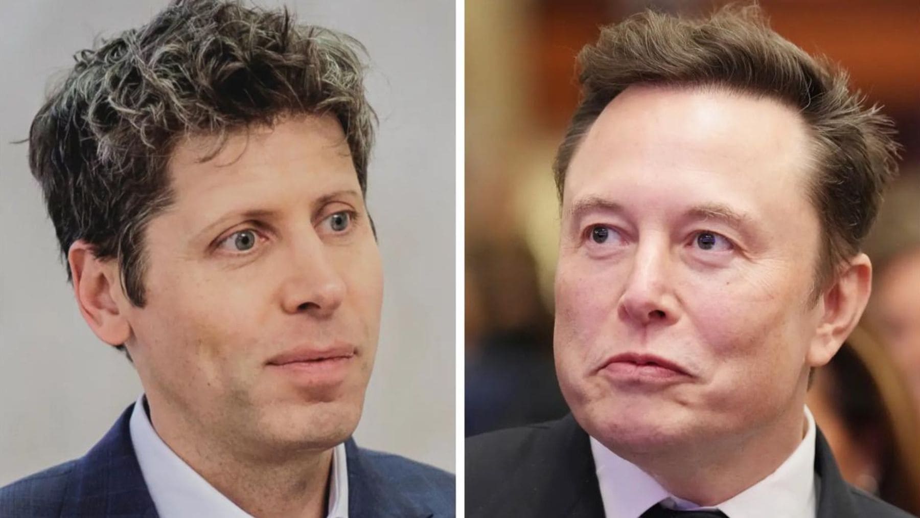 Elon Musk y Sam Altman enfrentados por el juicio de OpenAI en California.