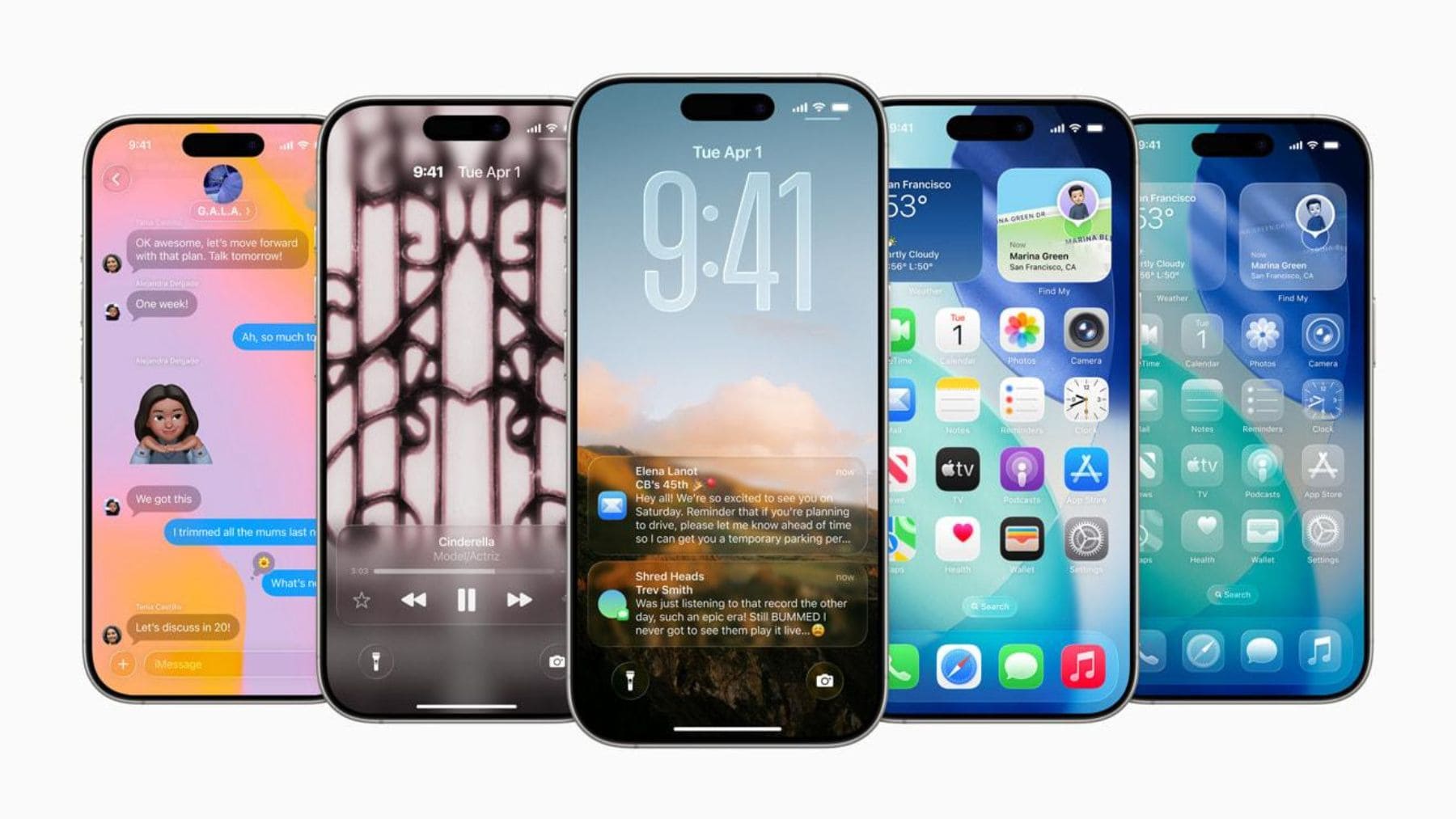Nuevo diseño Liquid Glass de Apple en iPhone con la interfaz translúcida que llega a WhatsApp.