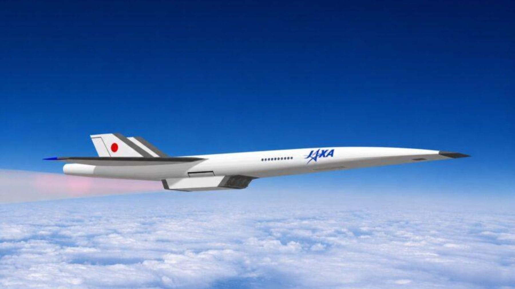 Avión hipersónico de JAXA impulsado por un motor Mach 5 desarrollado por Japón para futuros vuelos de pasajeros.