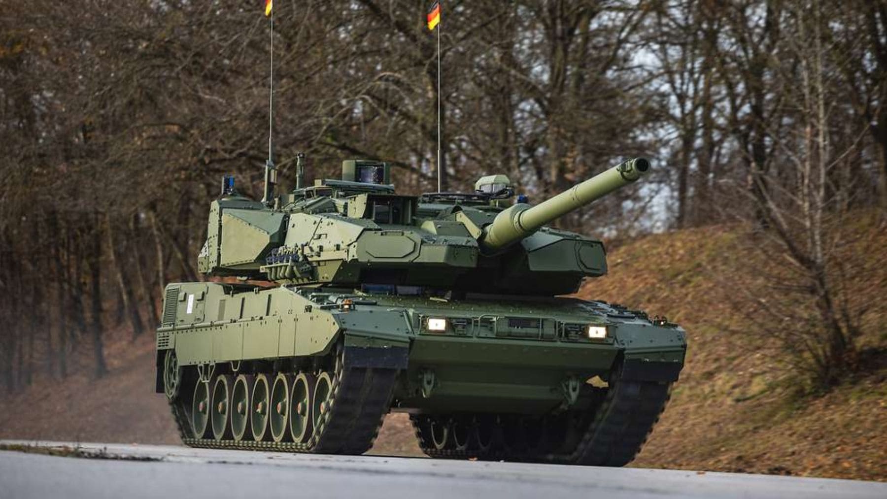 Leopard 2A8, el tanque considerado el más potente de 2026, equipado con sistema de protección activa Trophy.