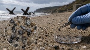Analizan la arena de las playas del desembarco de Normandía: uno de cada 25 granos es metralla